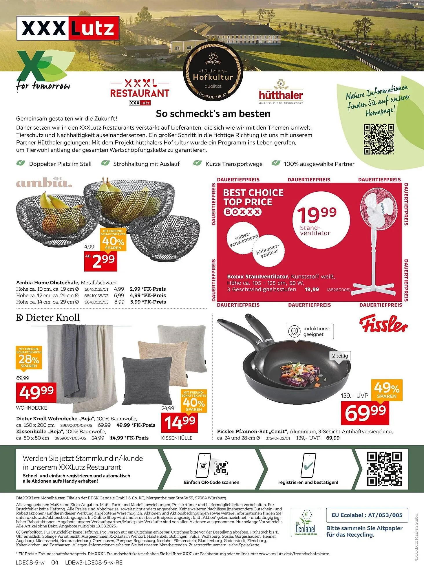 XXXLutz Prospekt von 24. Juli bis 13. August 2025 - Prospekt seite 12