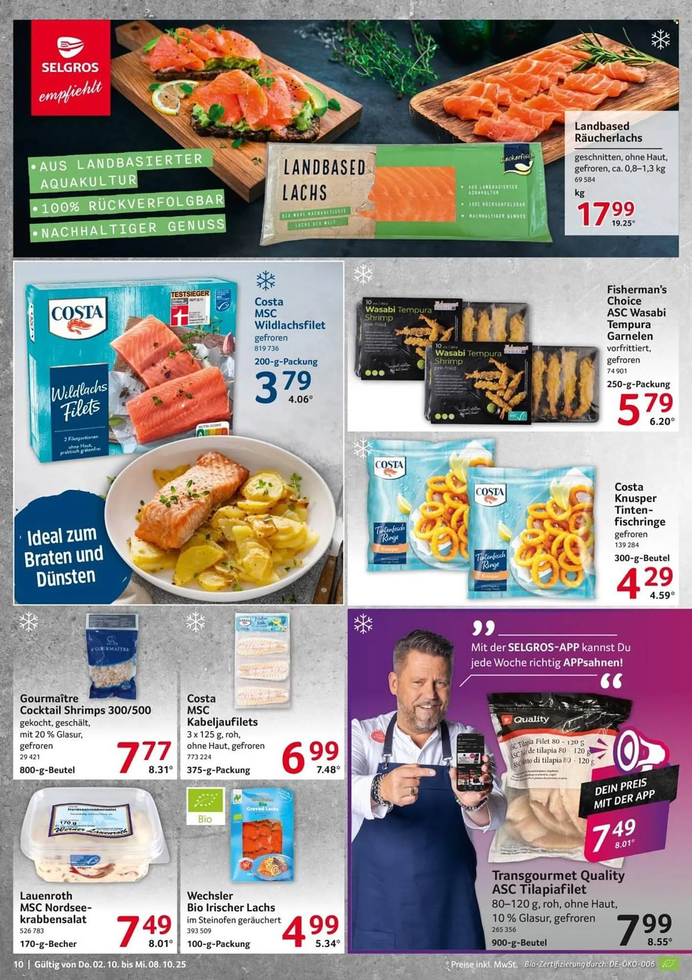 Selgros Prospekt von 2. Oktober bis 8. Oktober 2025 - Prospekt seite 10