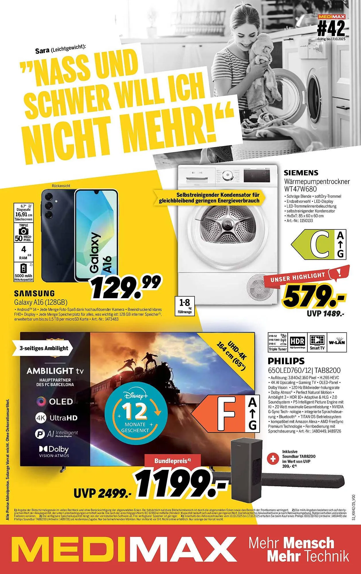 MEDIMAX Prospekt von 9. Oktober bis 16. Oktober 2025 - Prospekt seite 1