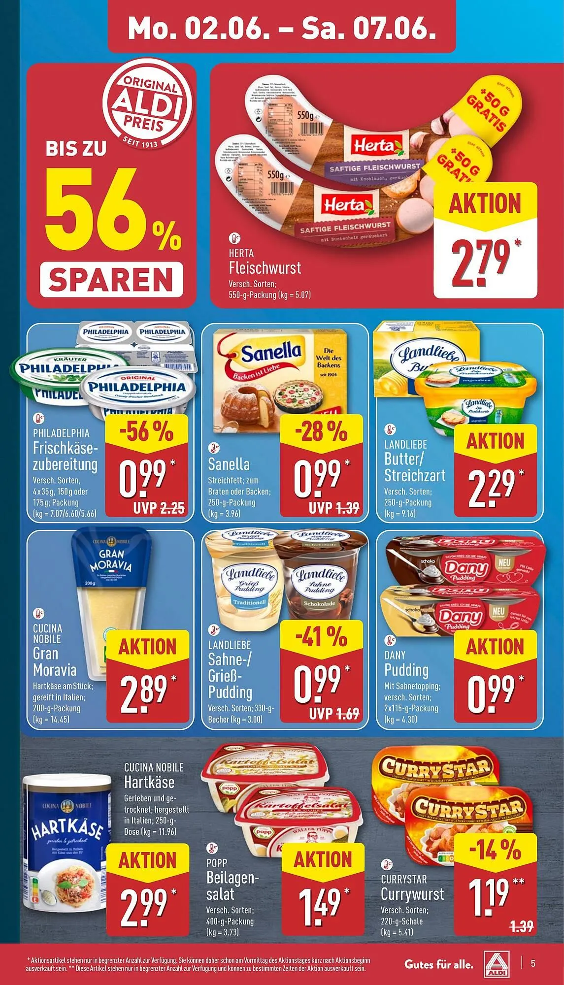 Aldi Nord Prospekt von 2. Juni bis 7. Juni 2025 - Prospekt seite 5