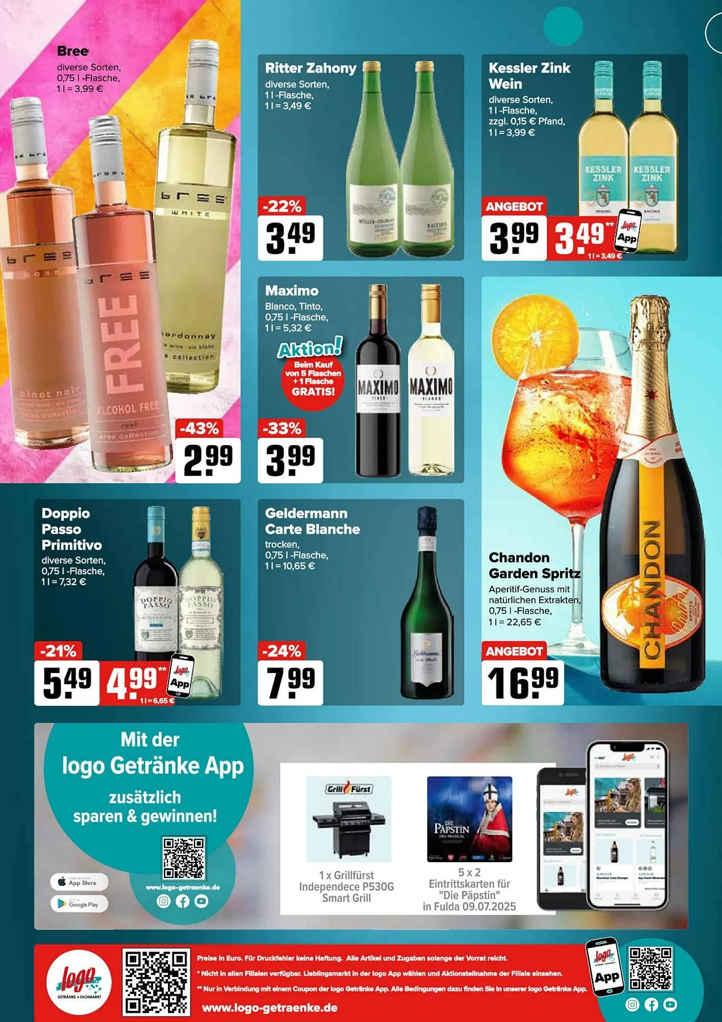 Logo Getränkemarkt Prospekt von 4. Juni bis 8. Juni 2025 - Prospekt seite 8