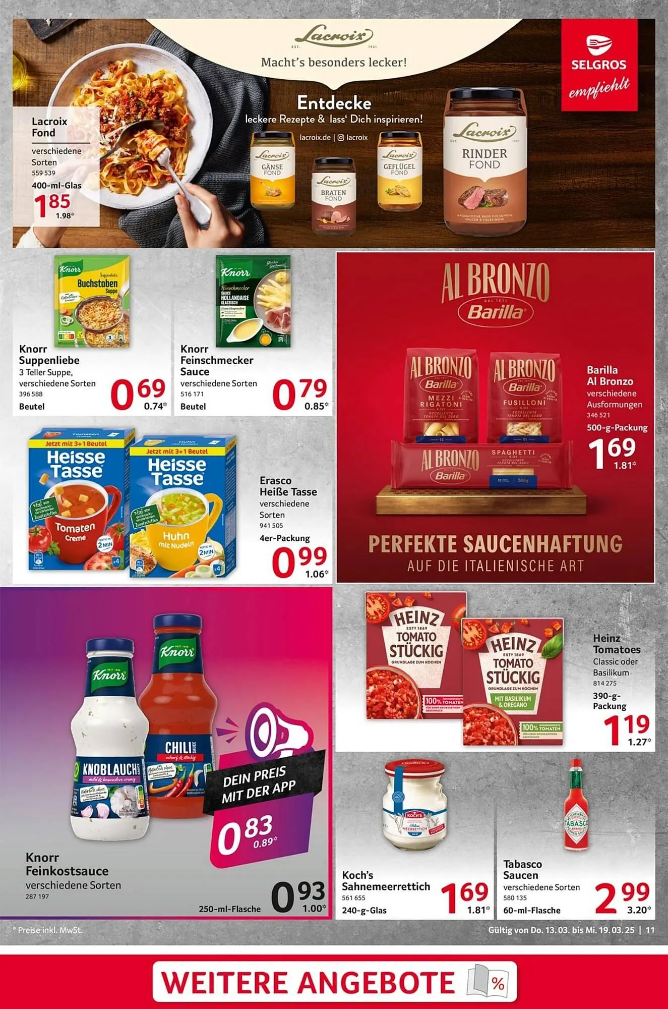 Selgros Prospekt von 13. März bis 20. März 2025 - Prospekt seite 11