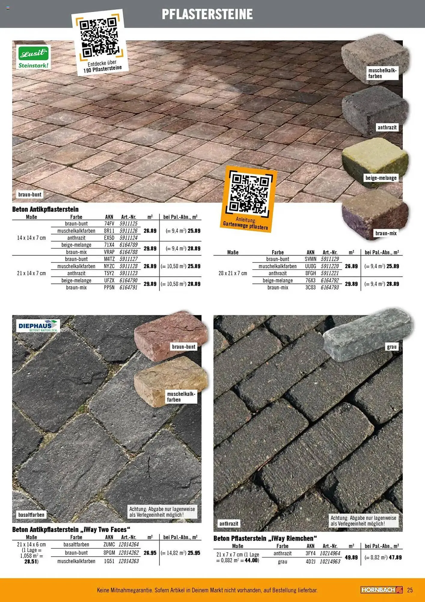Hornbach Prospekt von 28. Februar bis 29. März 2025 - Prospekt seite 25