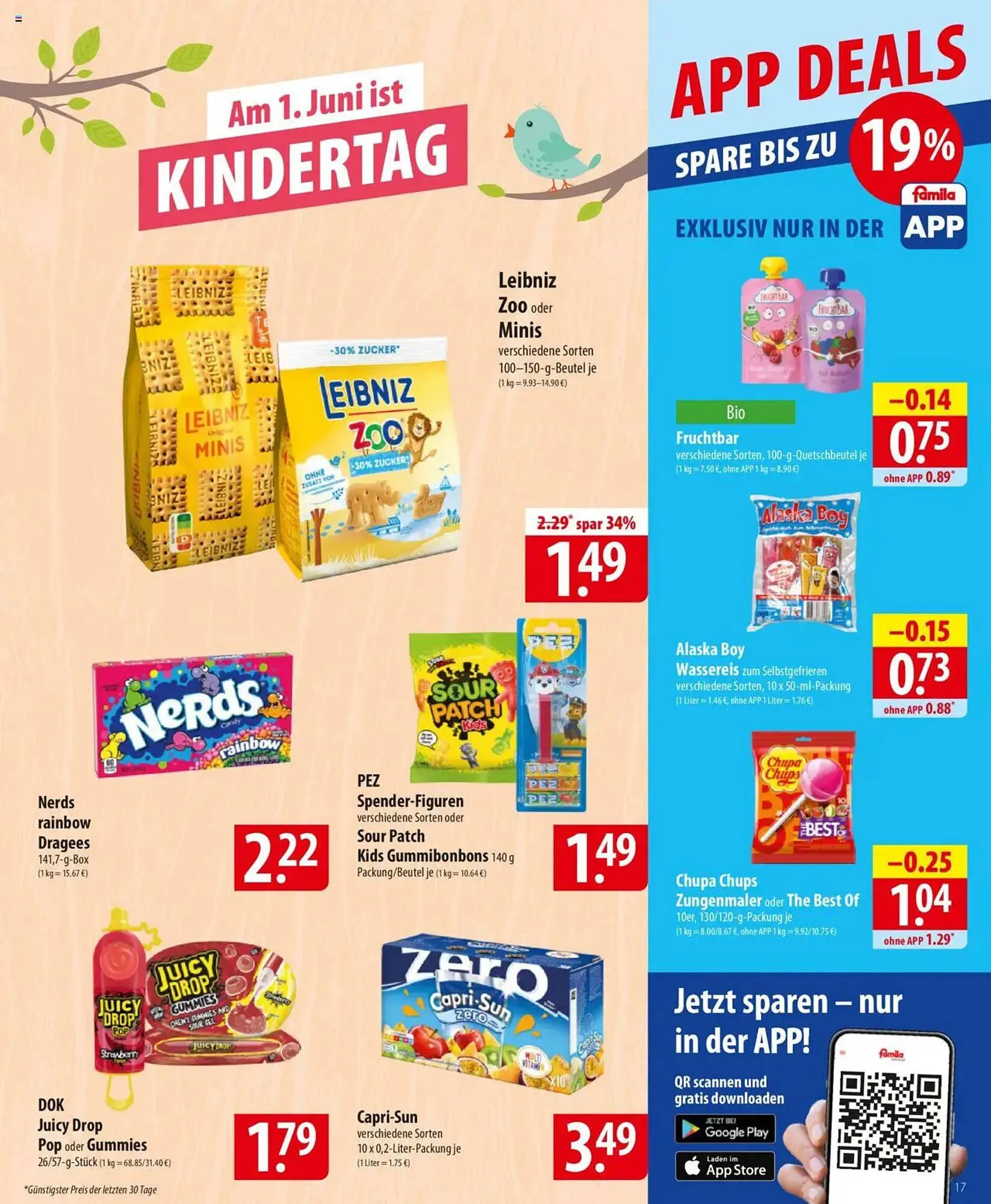 Famila Nord Ost Prospekt von 26. Mai bis 31. Mai 2025 - Prospekt seite 17