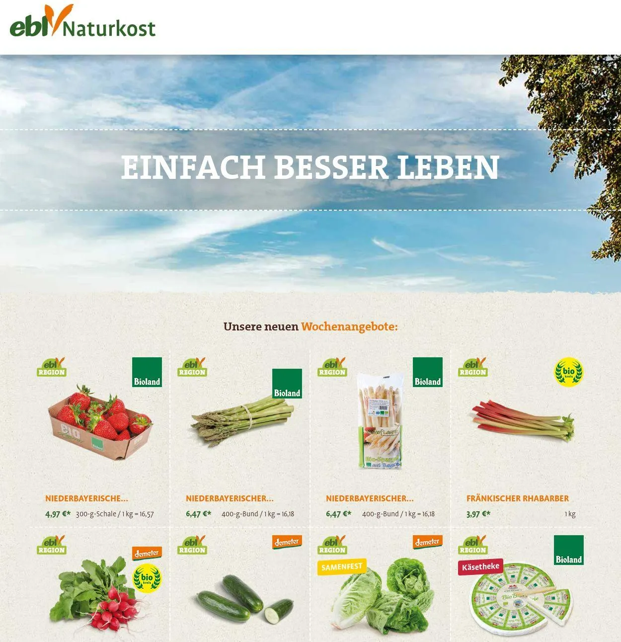 ebl Naturkos von 2. Juni bis 11. Juni 2025 - Prospekt seite 1