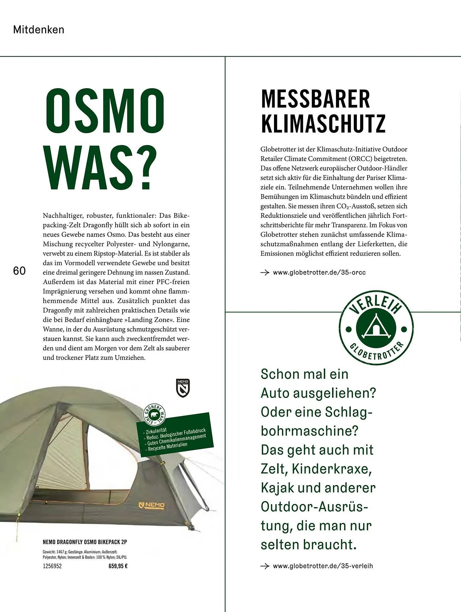 Globetrotter Prospekt von 2. April bis 1. September 2025 - Prospekt seite 60