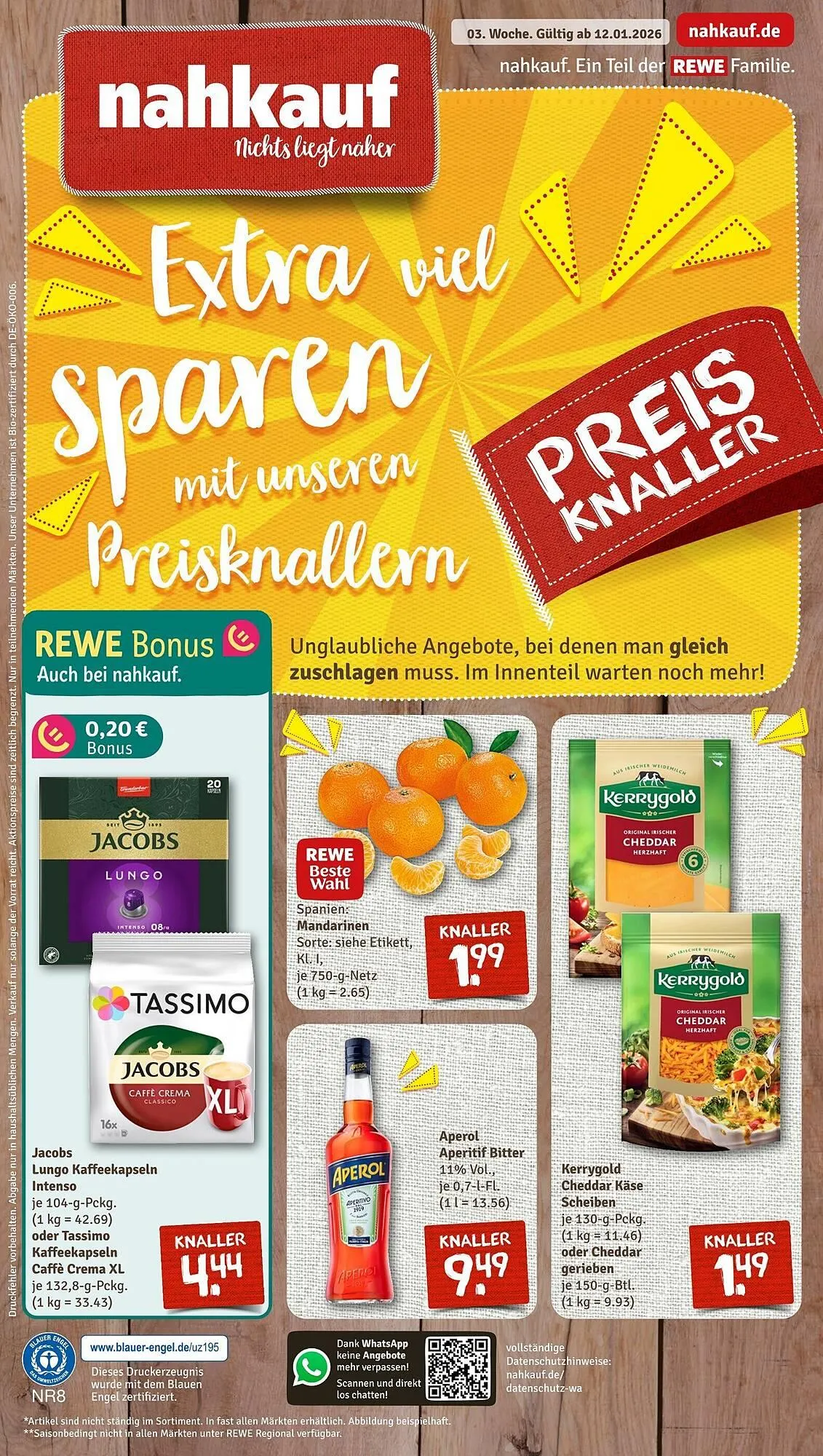 Nahkauf Prospekt von 12. Januar bis 17. Januar 2026 - Prospekt seite 1