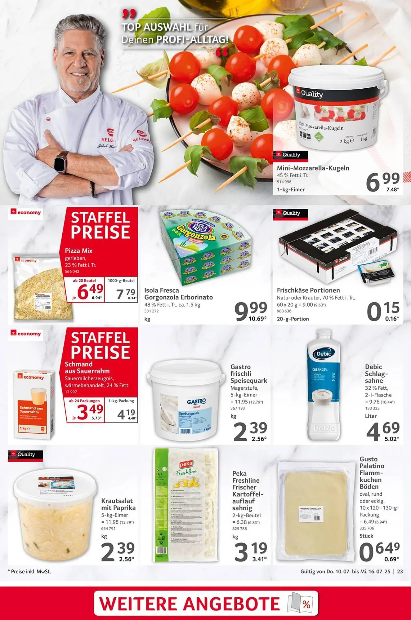 Selgros Prospekt von 10. Juli bis 17. Juli 2025 - Prospekt seite 23