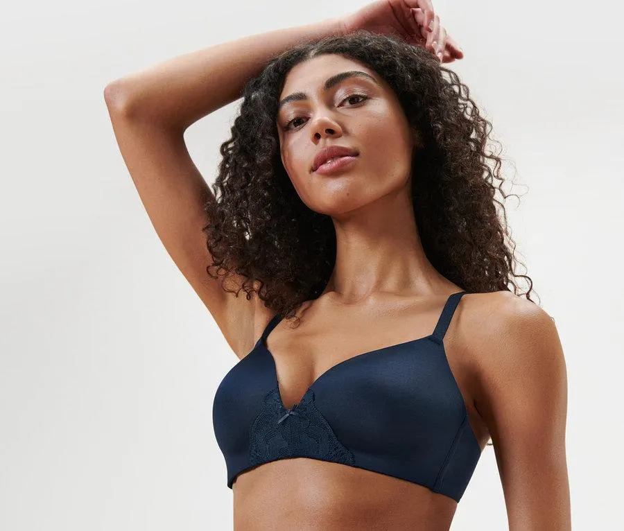 Softschalen-BH, blau