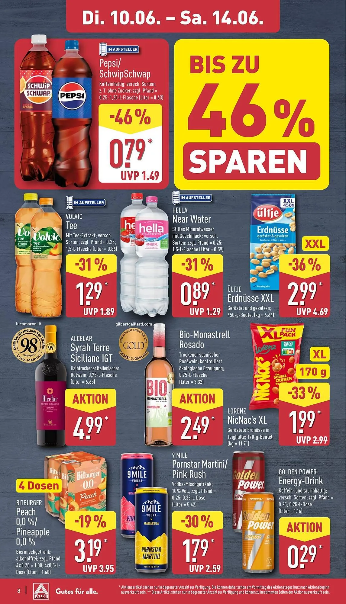 Aldi Nord Prospekt von 10. Juni bis 14. Juni 2025 - Prospekt seite 8