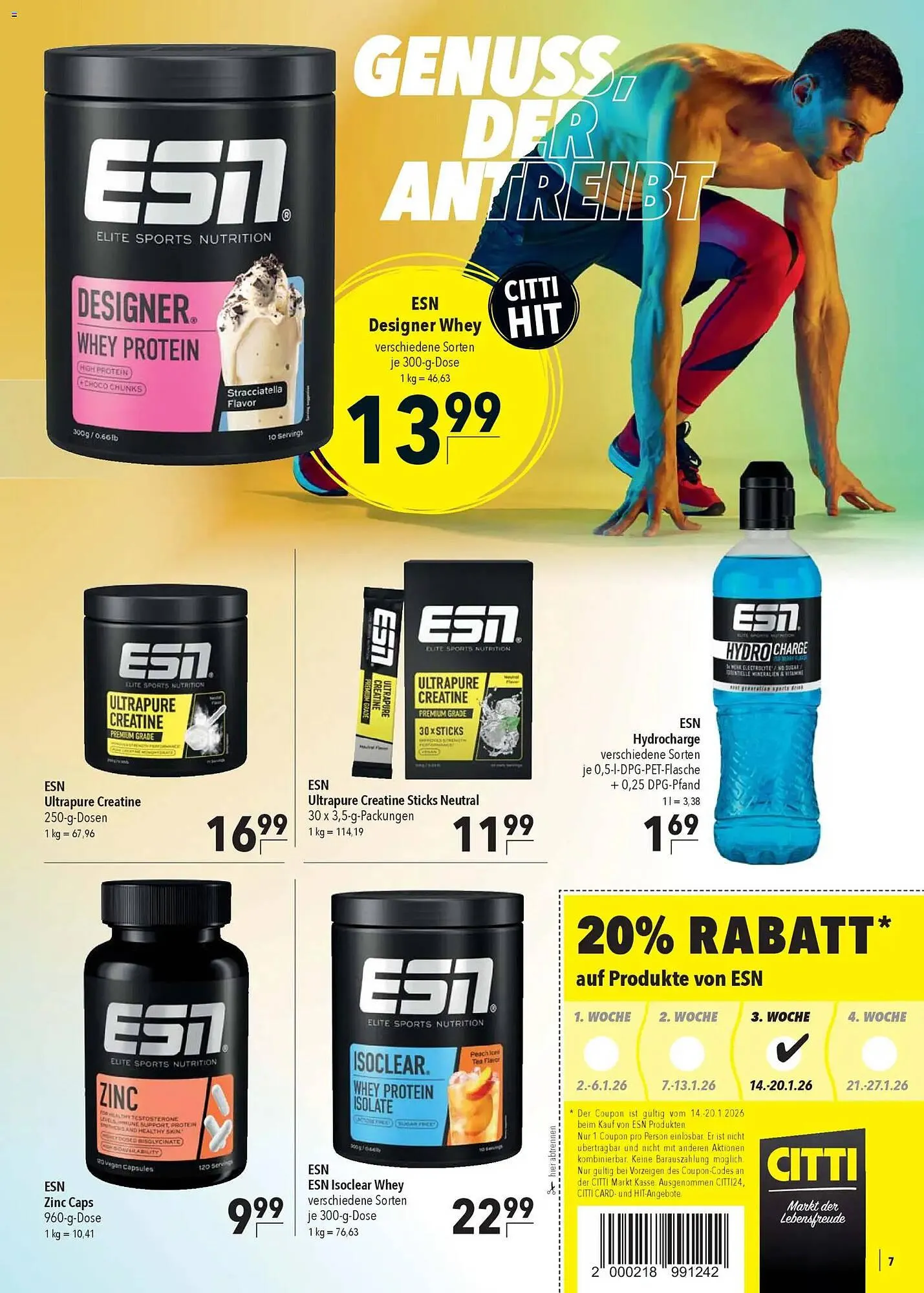 CITTI Markt Prospekt von 2. Januar bis 27. Januar 2026 - Prospekt seite 7