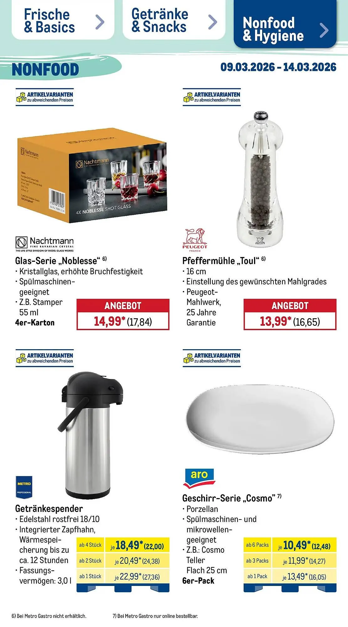 METRO Prospekt von 8. März bis 14. März 2026 - Prospekt seite 42