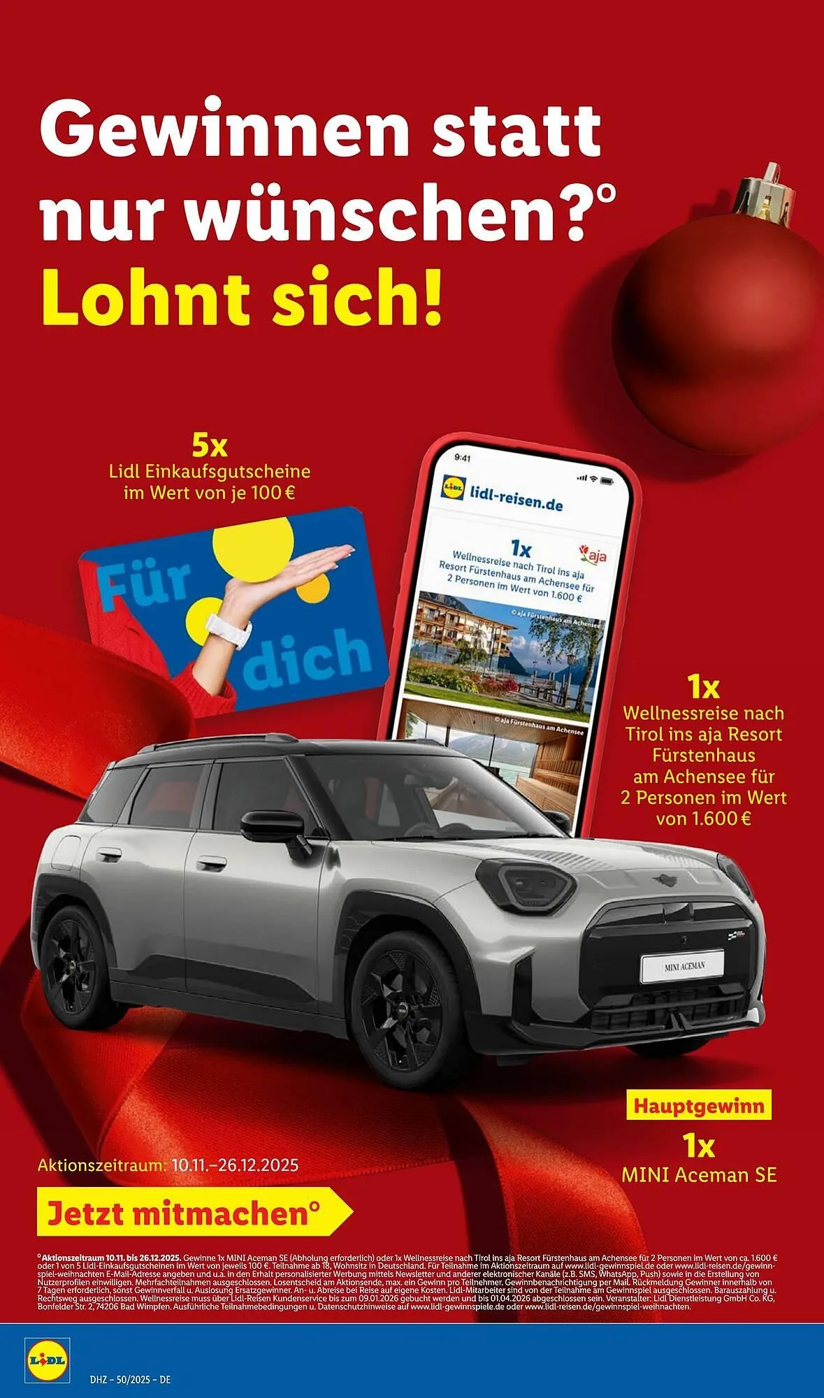 Lidl Prospekt von 8. Dezember bis 13. Dezember 2025 - Prospekt seite 72