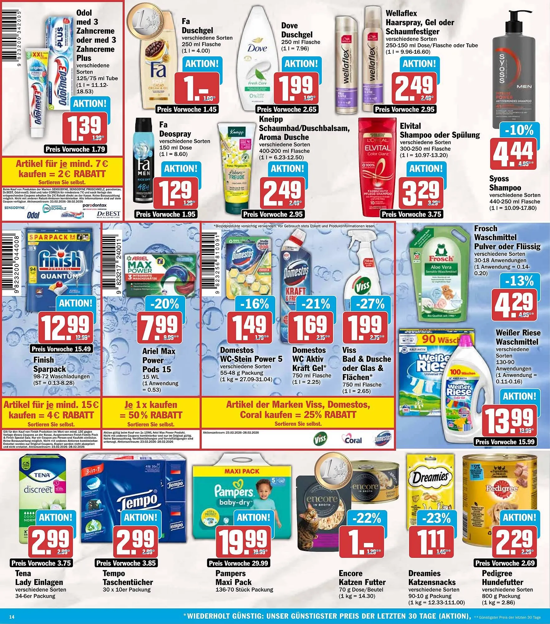 HIT Prospekt von 23. Februar bis 28. Februar 2026 - Prospekt seite 14