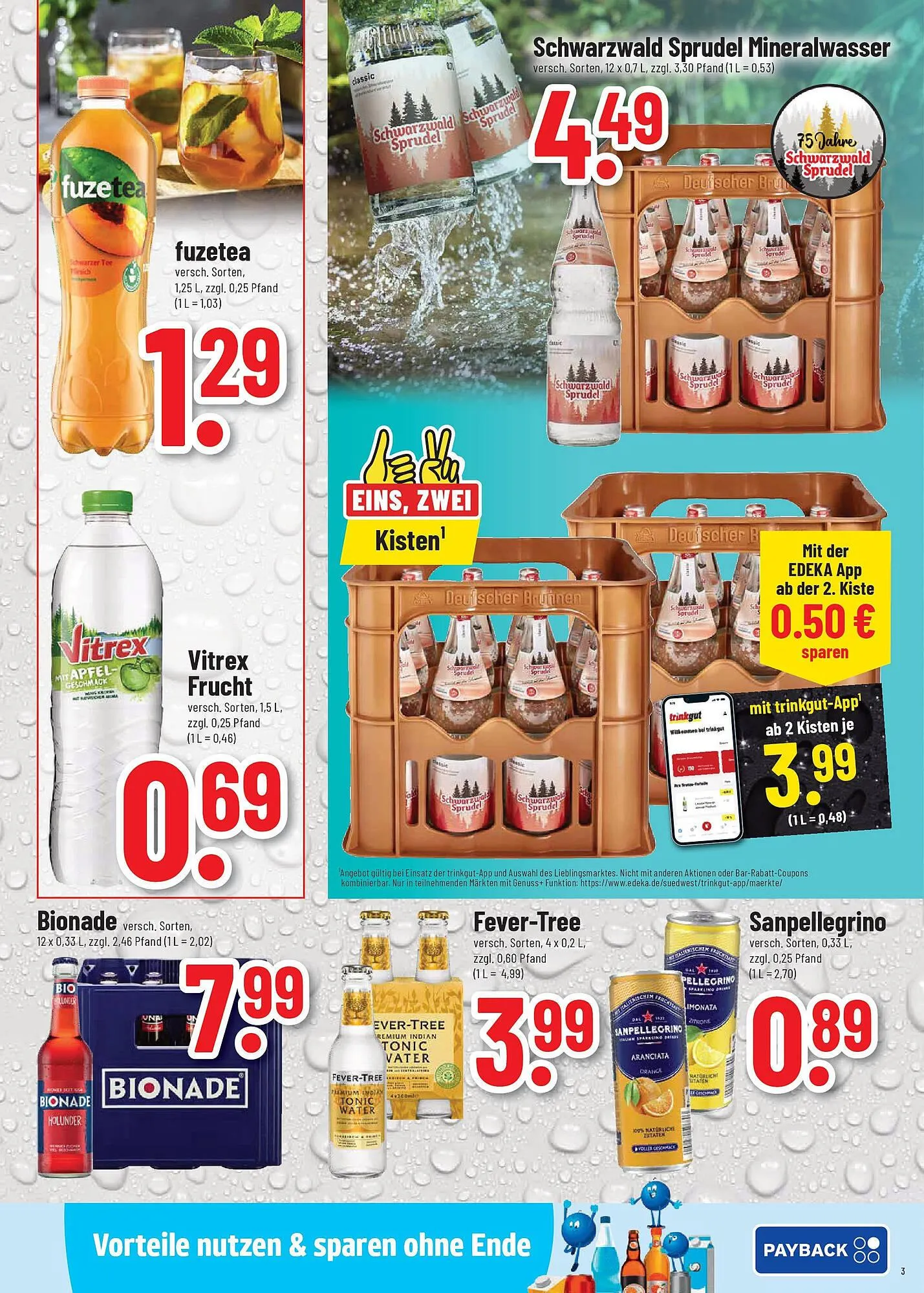 trinkgut Prospekt von 22. Juni bis 28. Juni 2025 - Prospekt seite 3