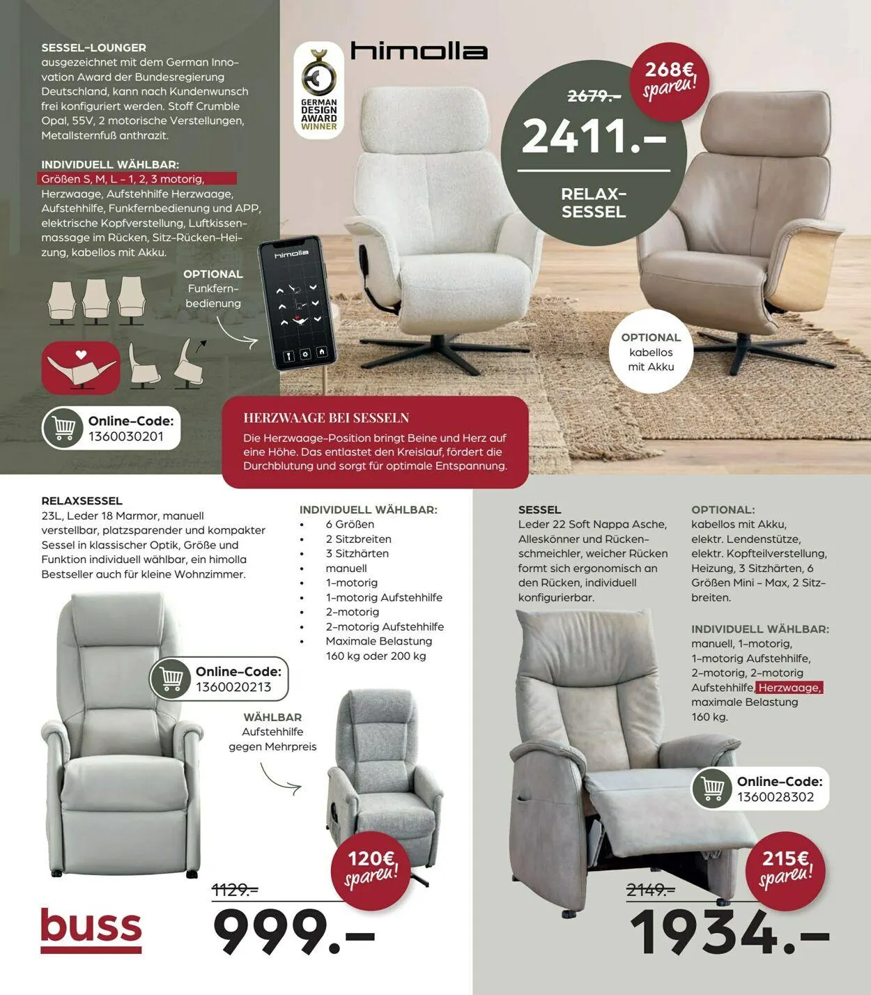 Möbel Buss Aktueller Prospekt von 17. Dezember bis 31. Dezember 2025 - Prospekt seite 28