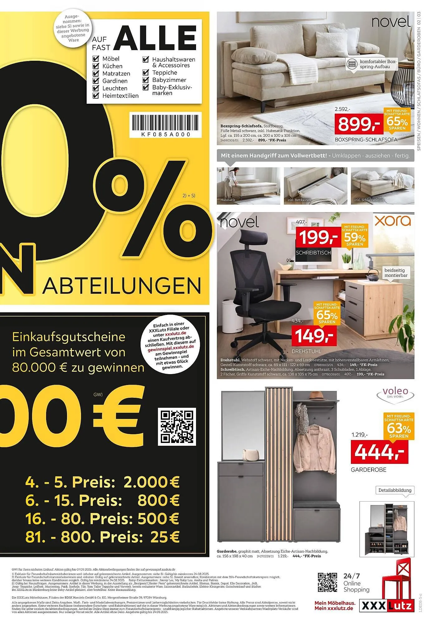 XXXLutz Prospekt von 11. August bis 17. August 2025 - Prospekt seite 3