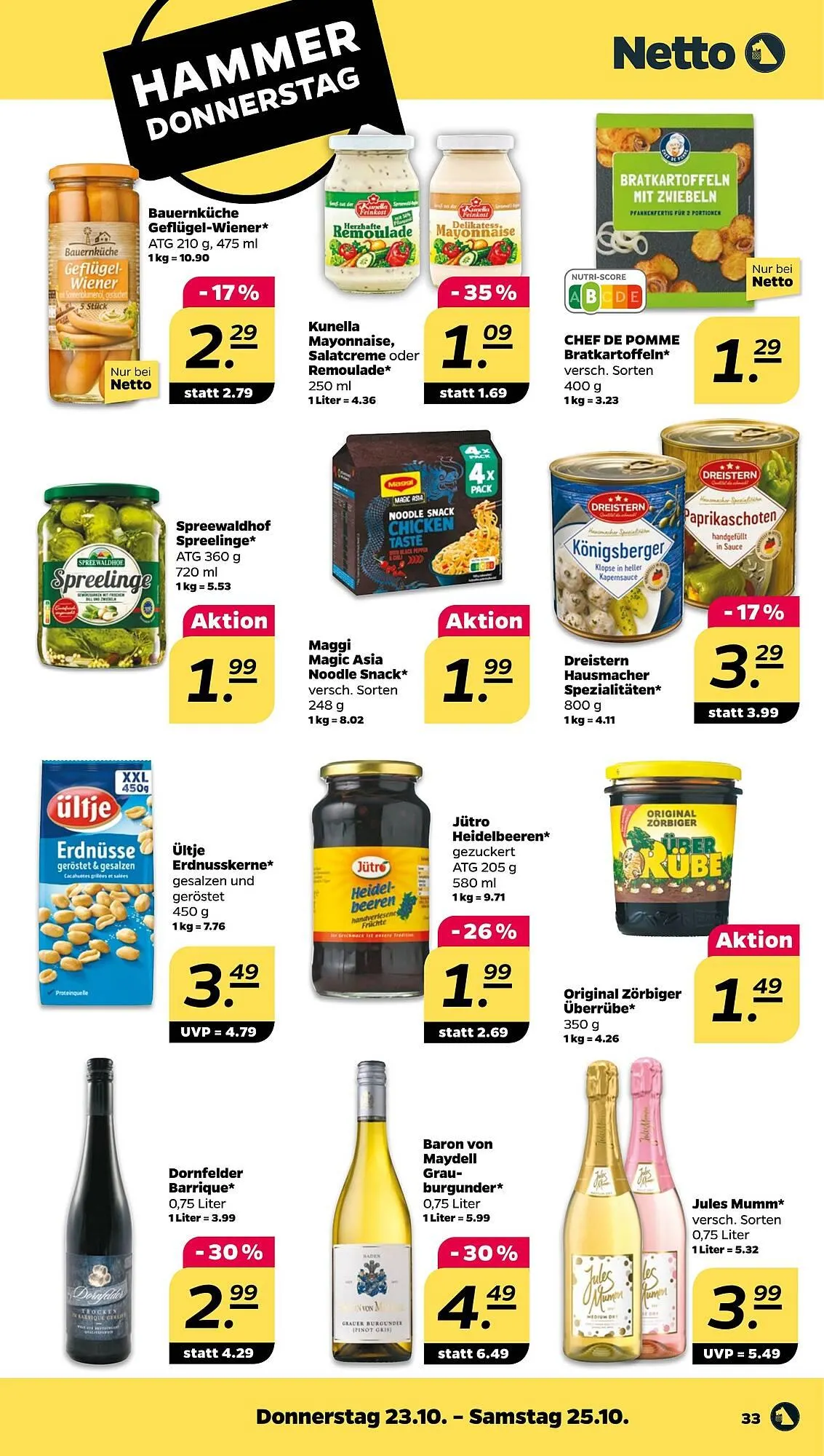 NETTO Prospekt von 20. Oktober bis 25. Oktober 2025 - Prospekt seite 35