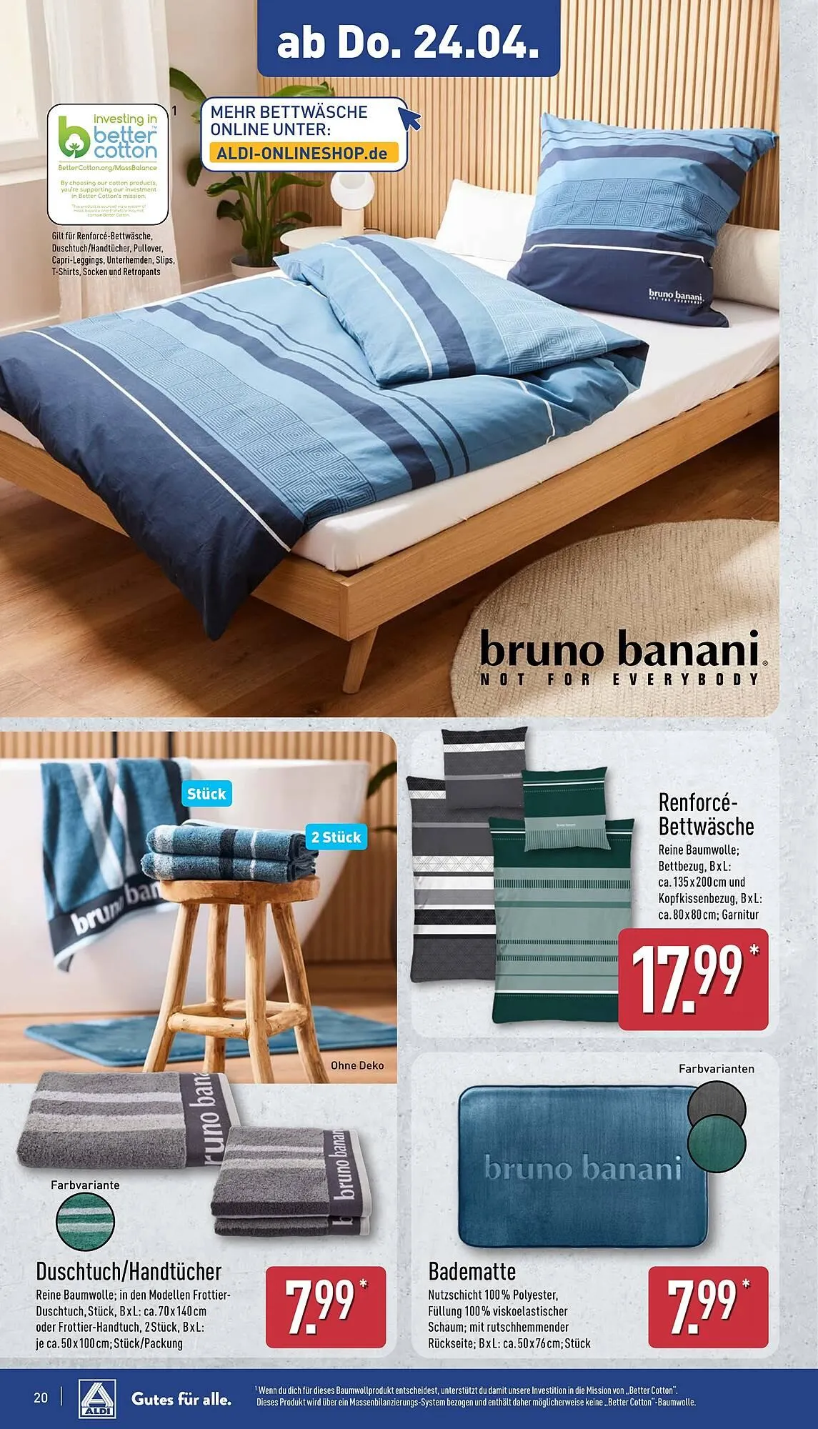 Aldi Nord Prospekt von 22. April bis 26. April 2025 - Prospekt seite 20