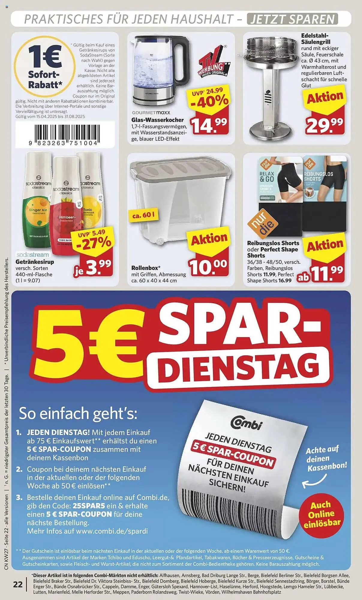 Combi Prospekt von 30. Juni bis 5. Juli 2025 - Prospekt seite 34