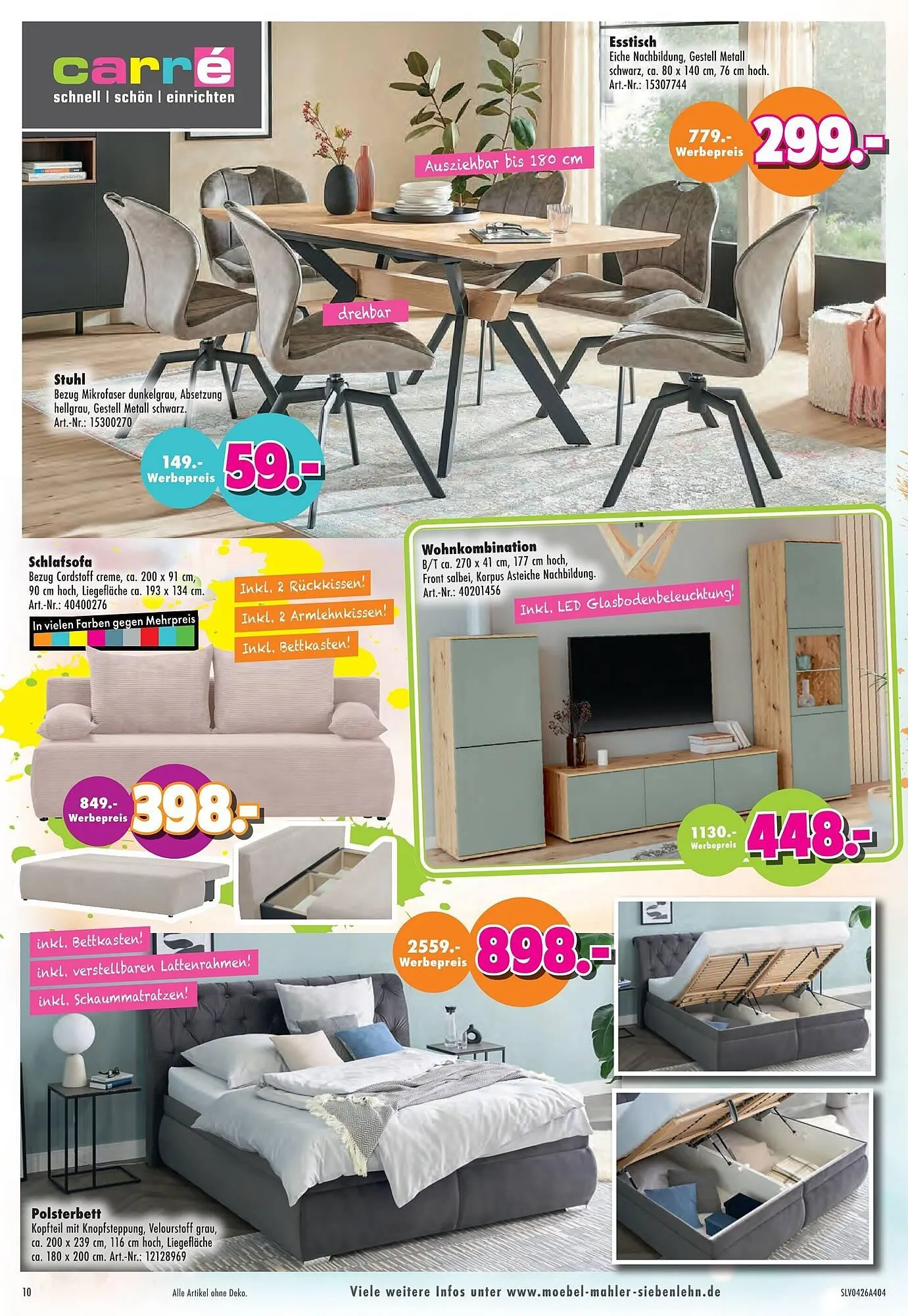 Möbel Mahler Katalog von 15. April bis 5. Mai 2026 - Prospekt seite 10
