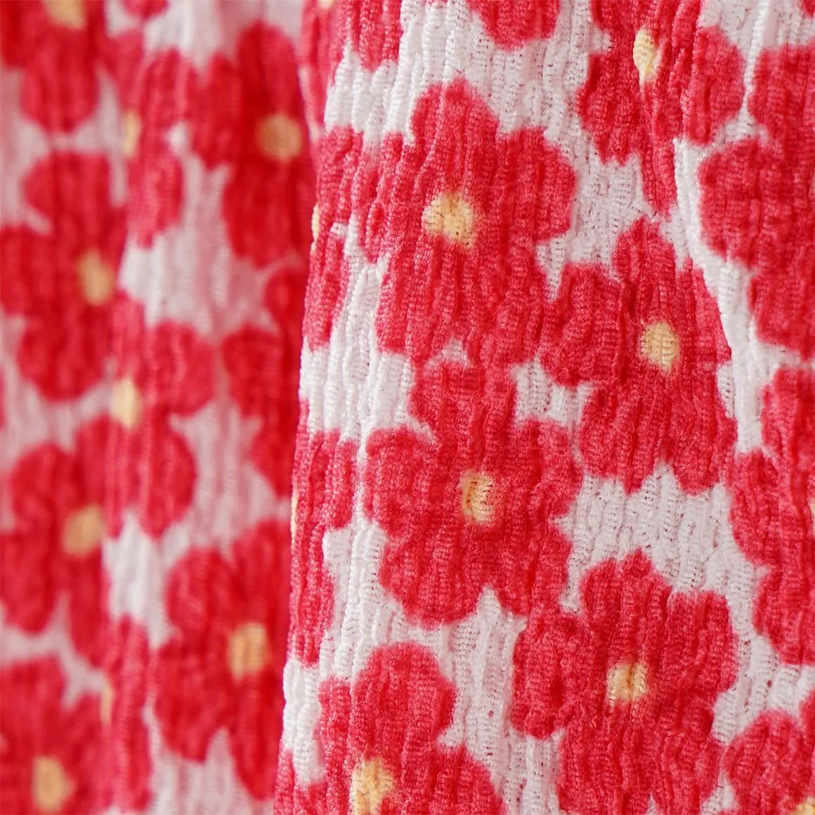 Mädchen Top mit Krepp-Struktur