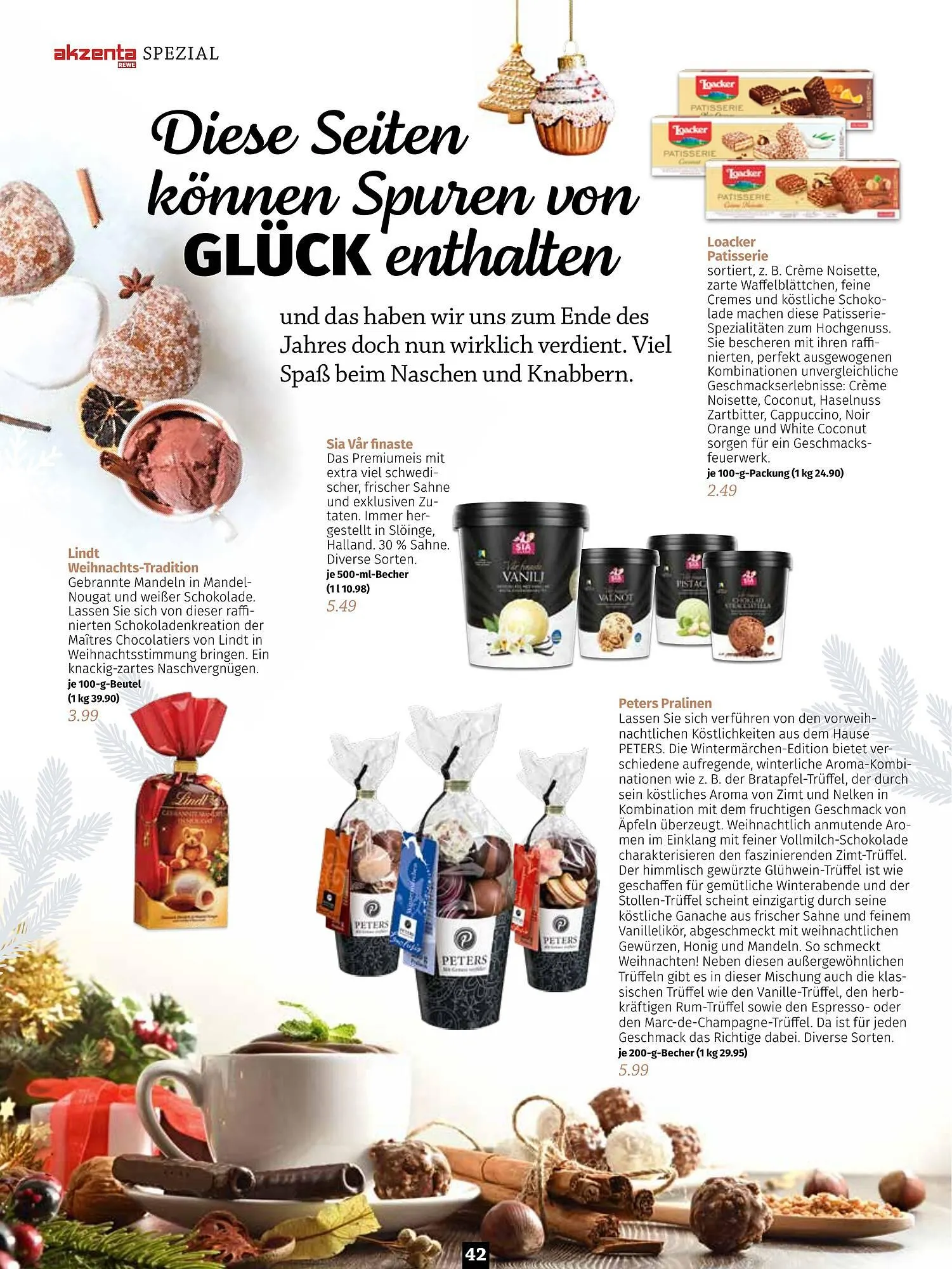 akzenta Prospekt von 1. Dezember bis 31. März 2025 - Prospekt seite 42