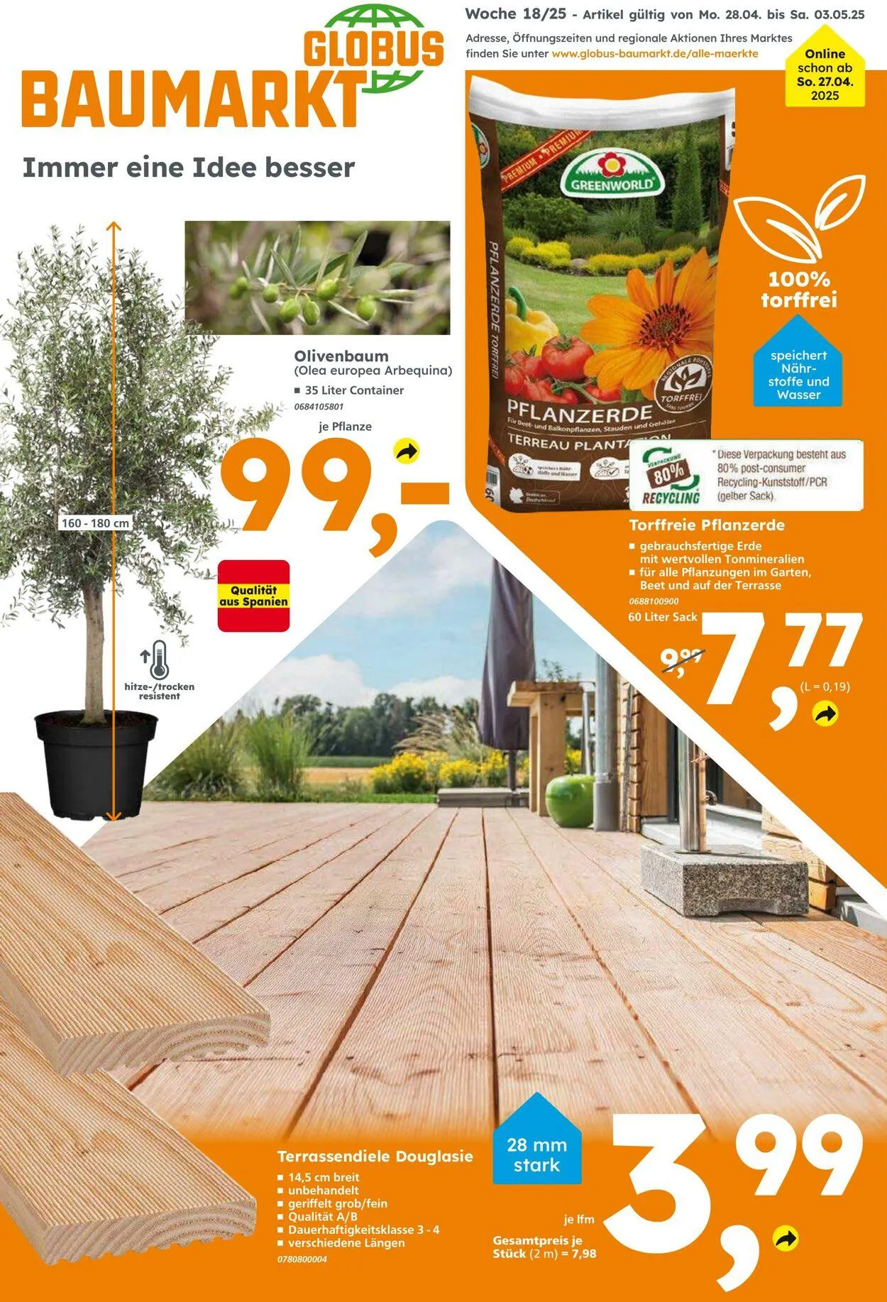 Globus Baumarkt Aktueller Prospekt - 1