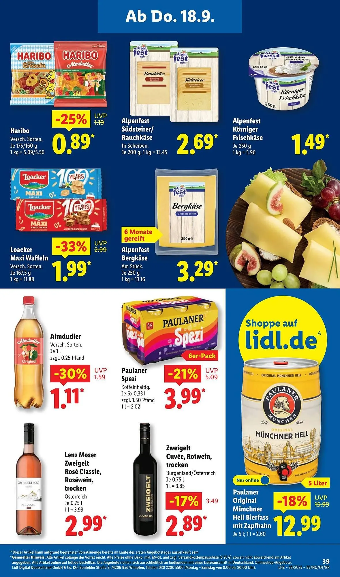 Lidl Prospekt von 15. September bis 21. September 2025 - Prospekt seite 55