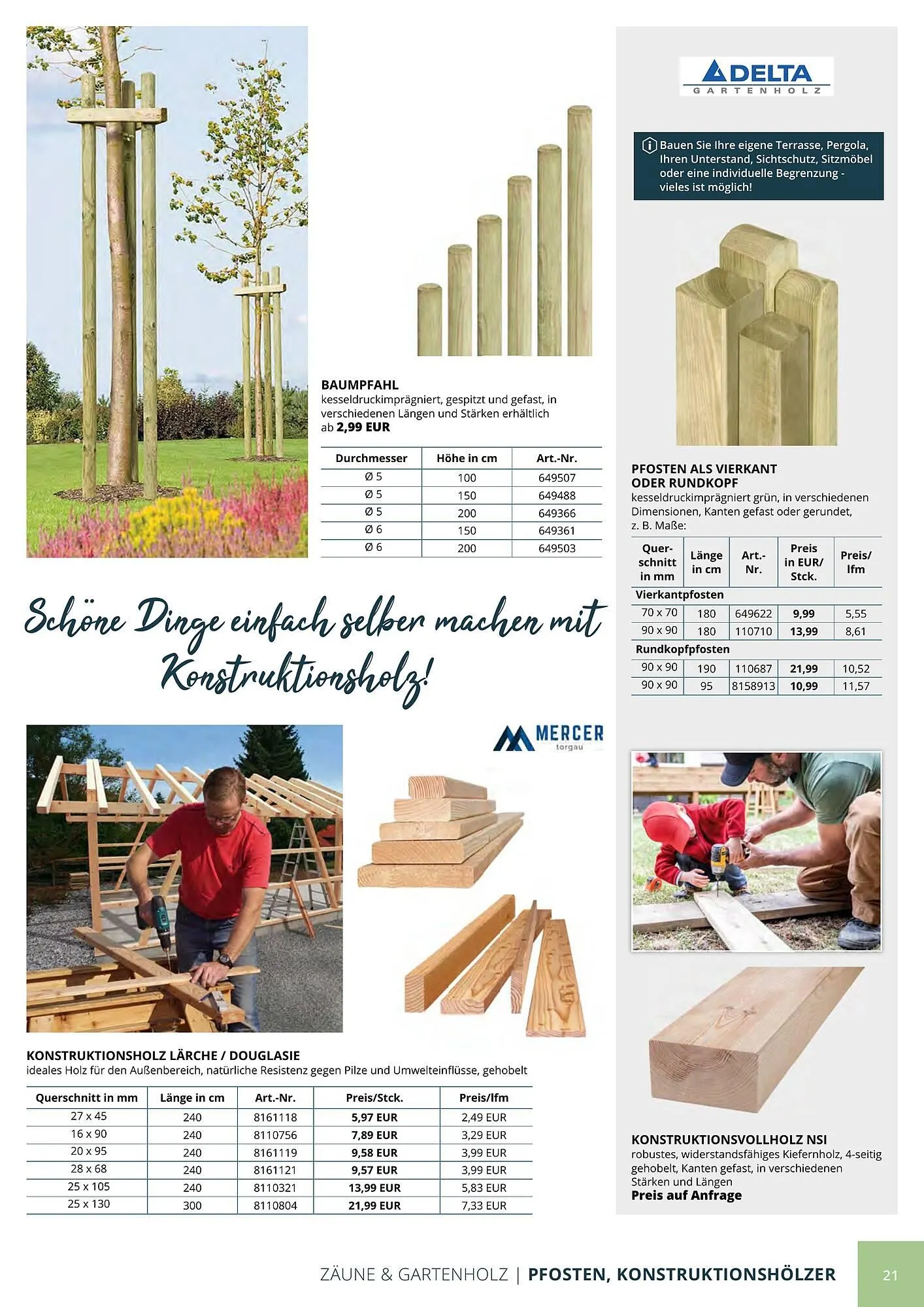 BBM Baumarkt Prospekt von 20. April bis 31. Dezember 2025 - Prospekt seite 21