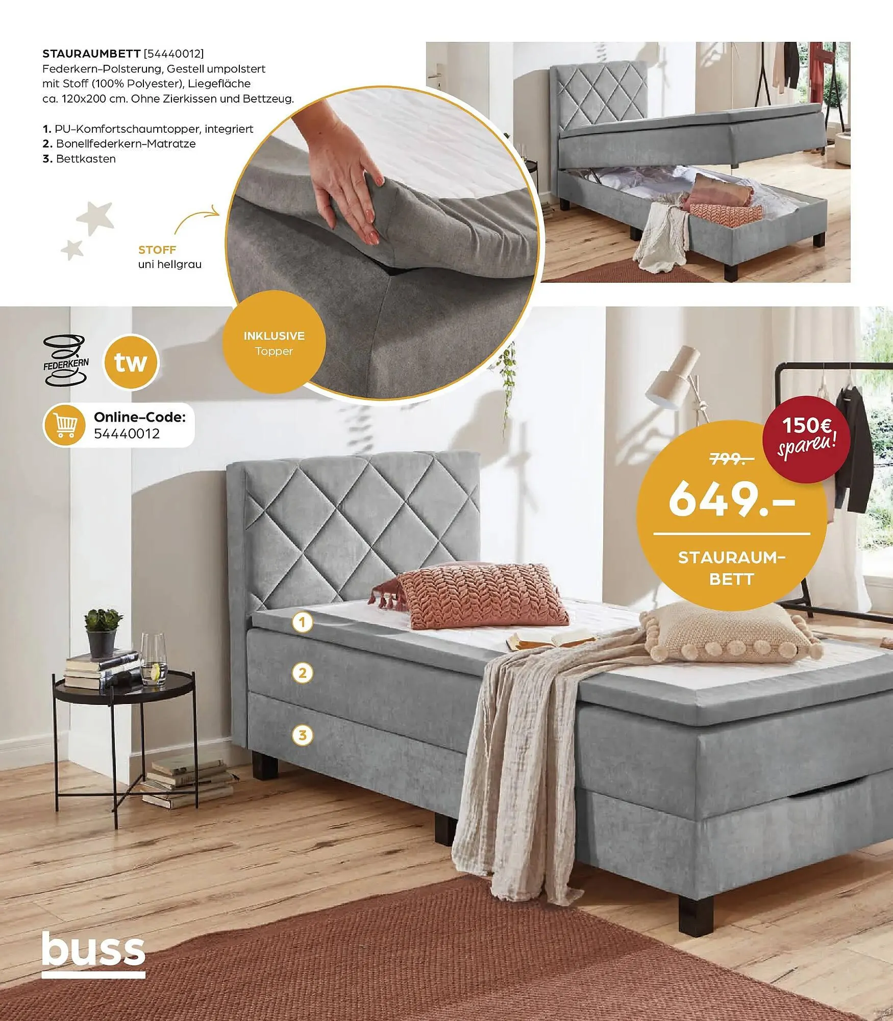 Möbel Buss Prospekt von 27. November bis 22. Dezember 2025 - Prospekt seite 24