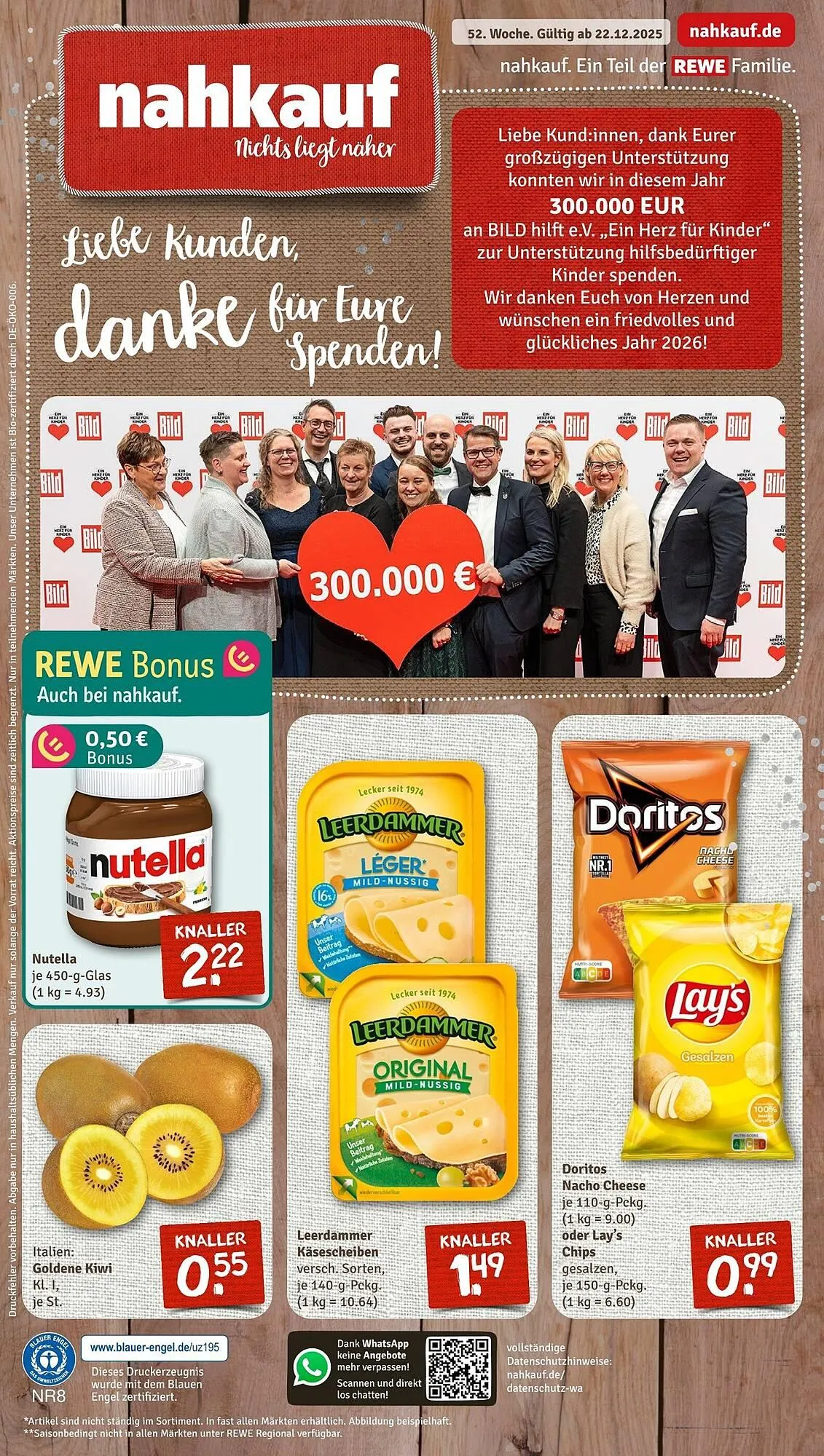 Nahkauf Prospekt von 22. Dezember bis 27. Dezember 2025 - Prospekt seite 1