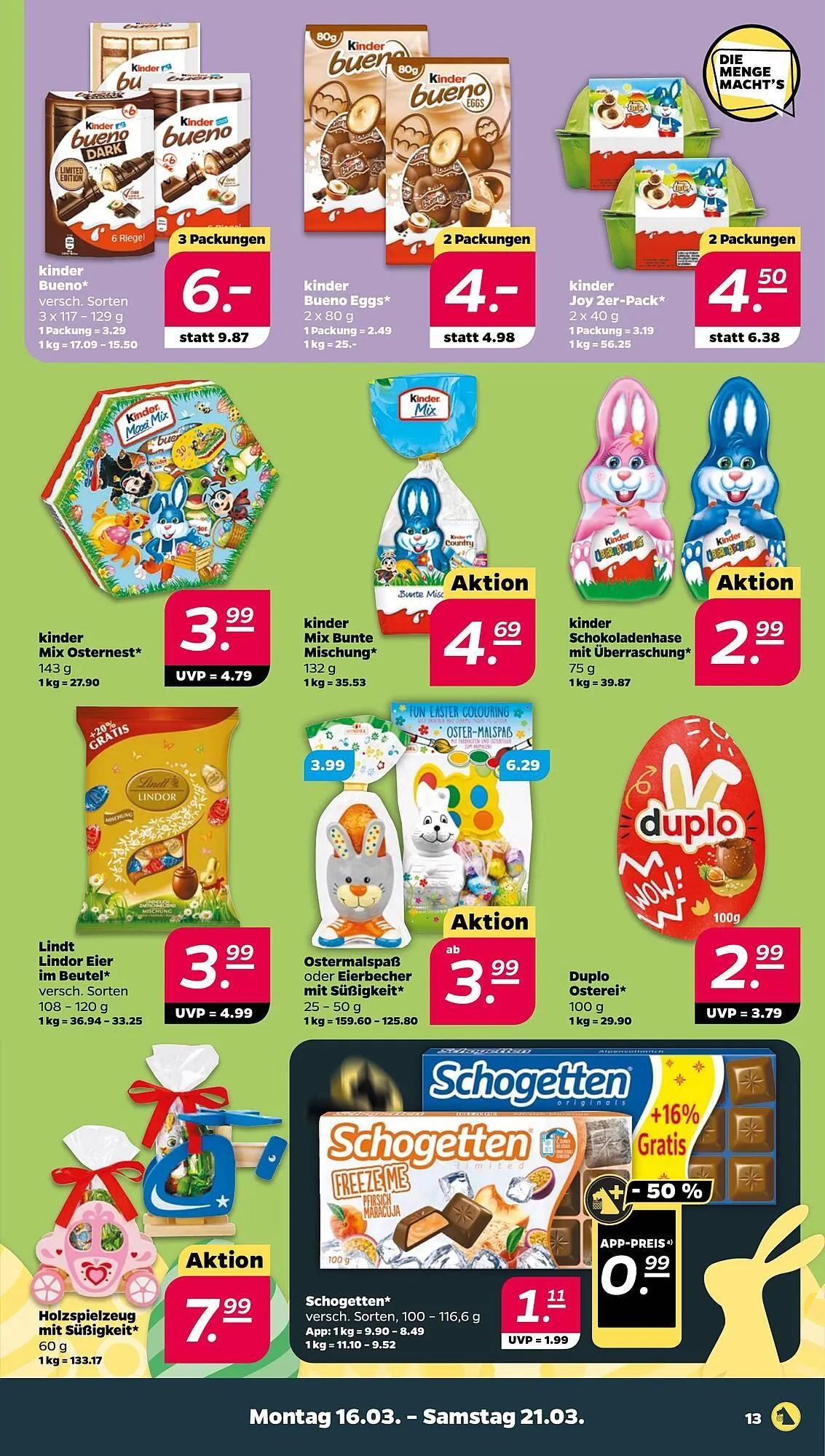 NETTO Prospekt von 16. März bis 21. März 2026 - Prospekt seite 13