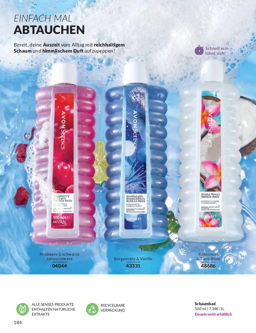 Avon Aktueller Prospekt von 9. April bis 23. April 2025 - Prospekt seite 184