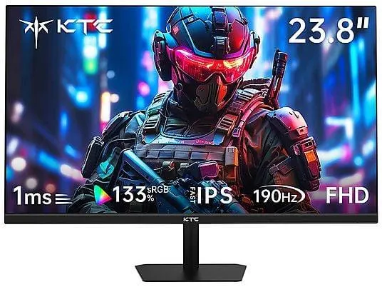 KTC 190Hz H24F8 23,8 Zoll DFHD Gaming Monitor (1 ms Reaktionszeit , 190 Hz nativ)