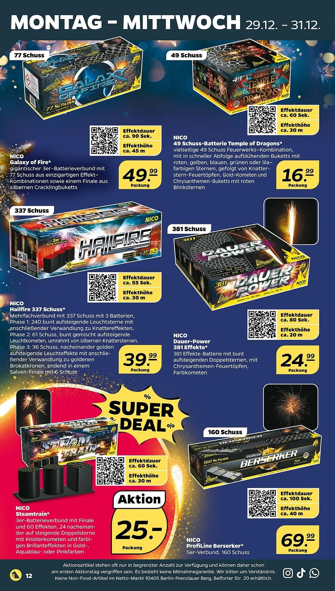NETTO Prospekt von 29. Dezember bis 3. Januar 2026 - Prospekt seite 12