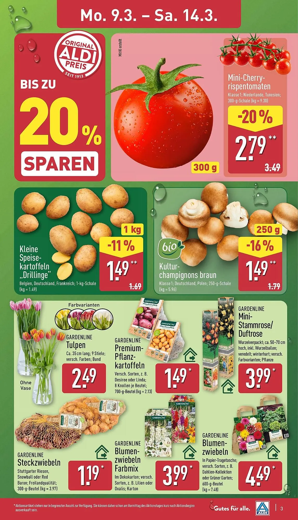 Aldi Nord Prospekt von 9. März bis 14. März 2026 - Prospekt seite 3