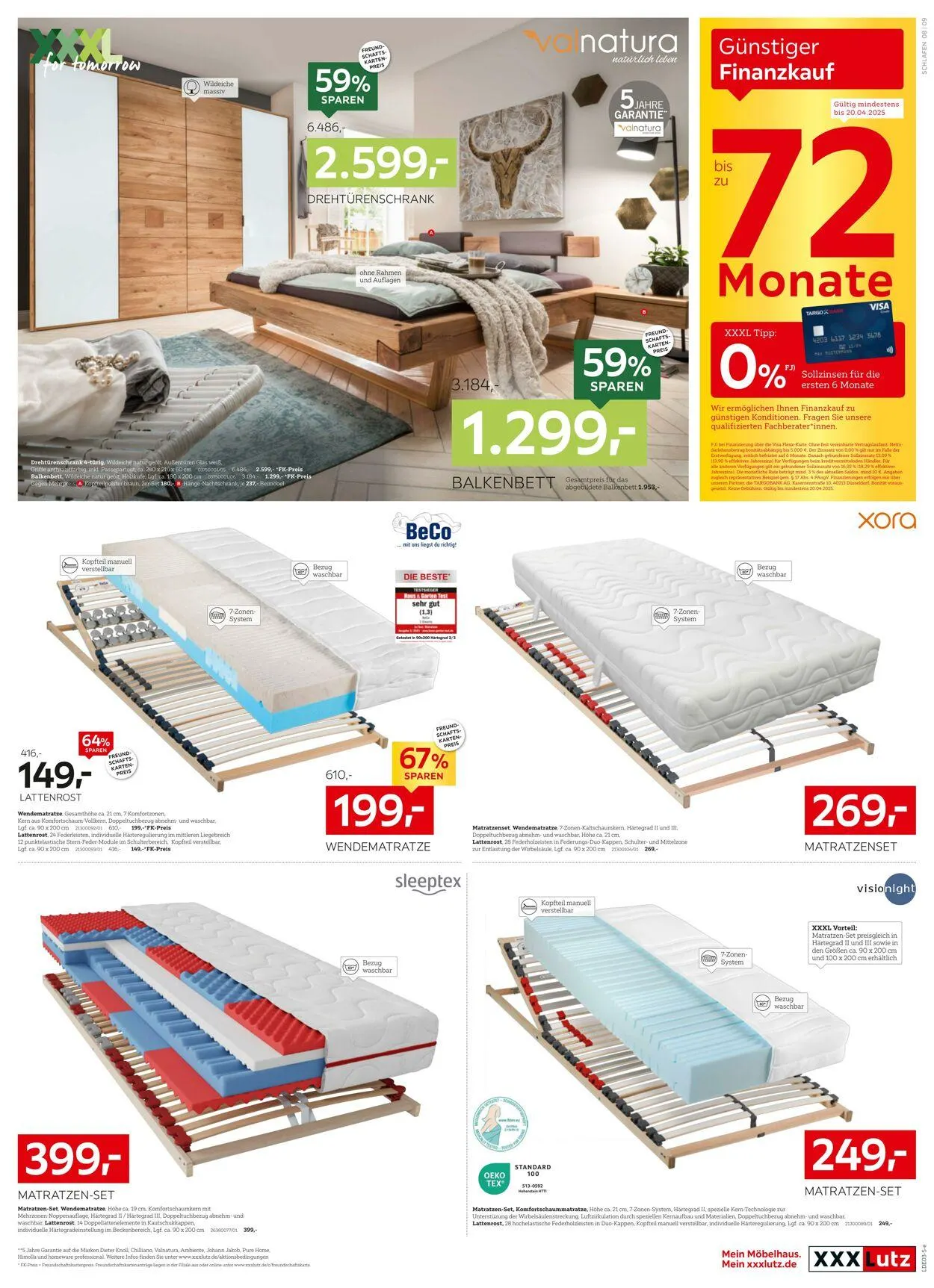 XXXL Aktueller Prospekt von 9. April bis 30. April 2025 - Prospekt seite 9