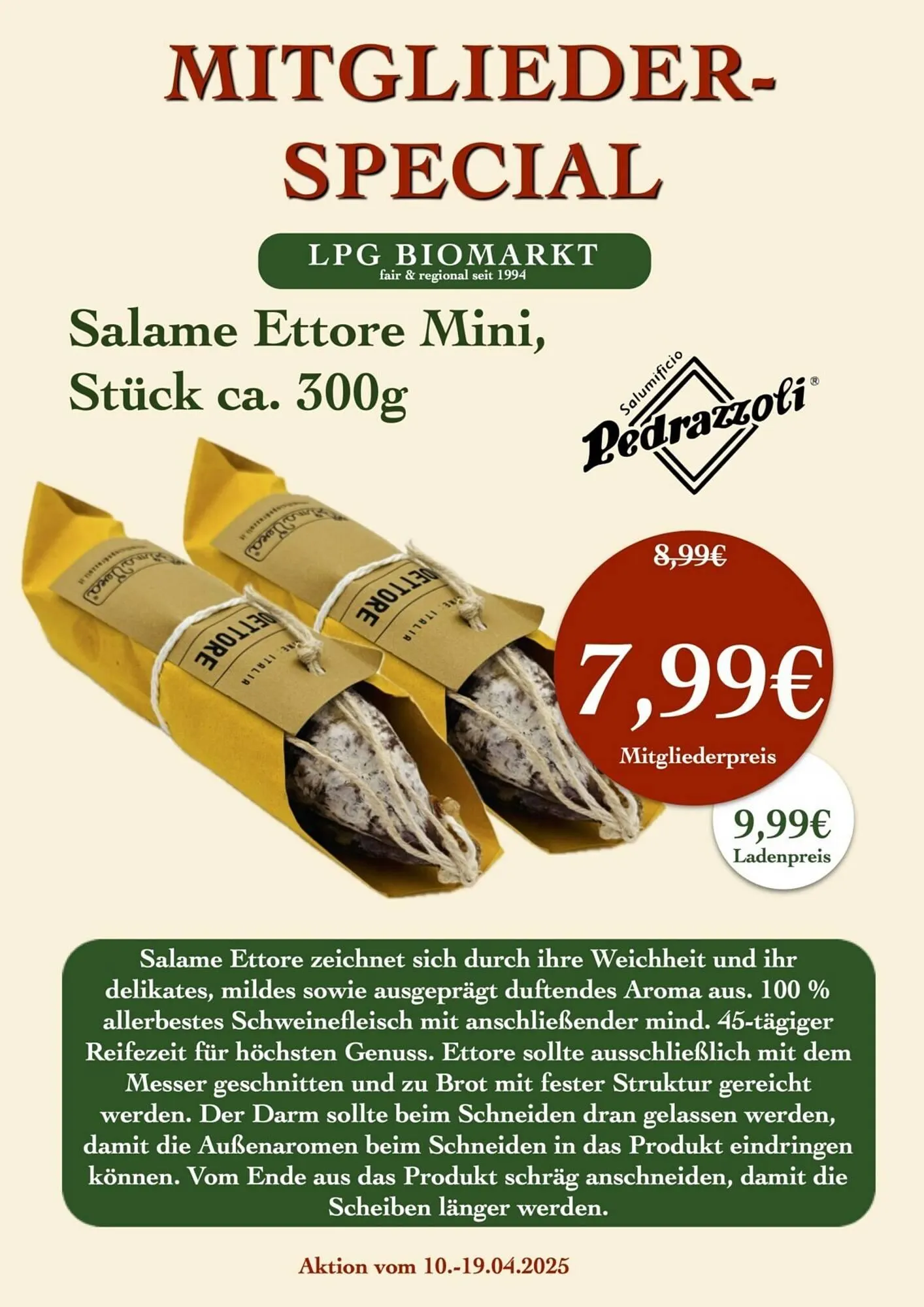 LPG Biomarkt Prospekt von 10. April bis 16. April 2025 - Prospekt seite 11