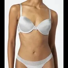 Grauer BH Janina, verstellbare Träger