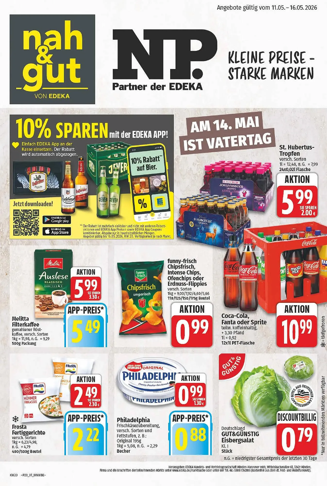 NP Discount Prospekt von 11. Mai bis 16. Mai 2026 - Prospekt seite 1