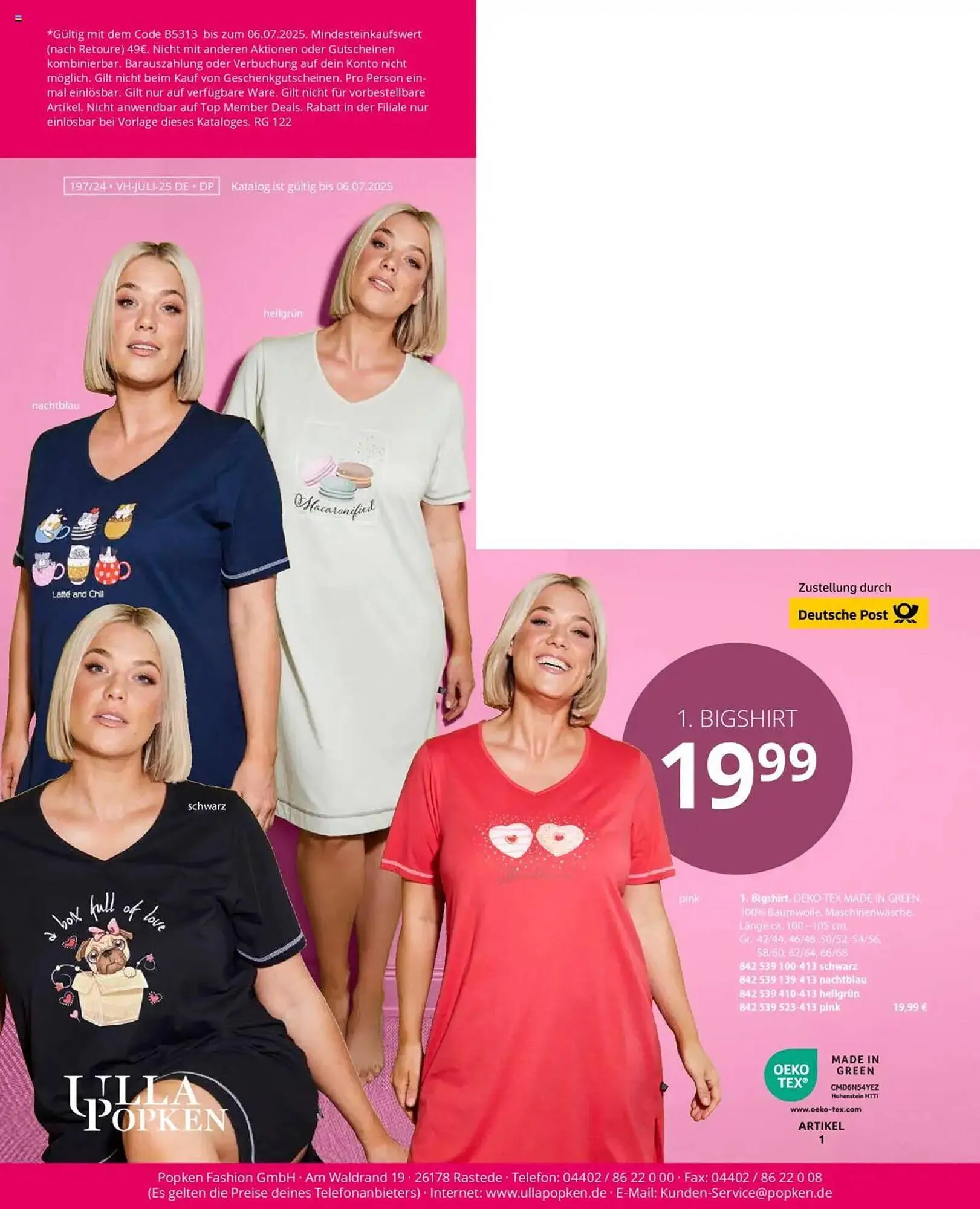 Ulla Popken Prospekt von 1. Juli bis 31. Juli 2025 - Prospekt seite 140