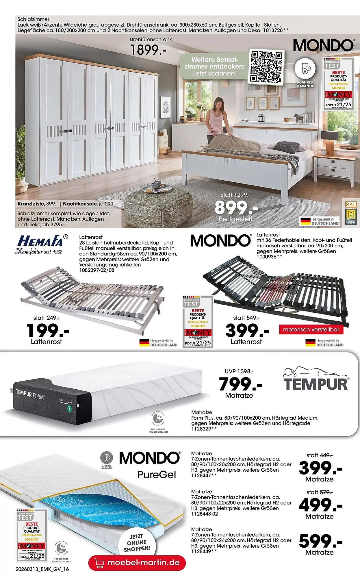 Möbel Martin Prospekt von 12. März bis 31. März 2026 - Prospekt seite 16