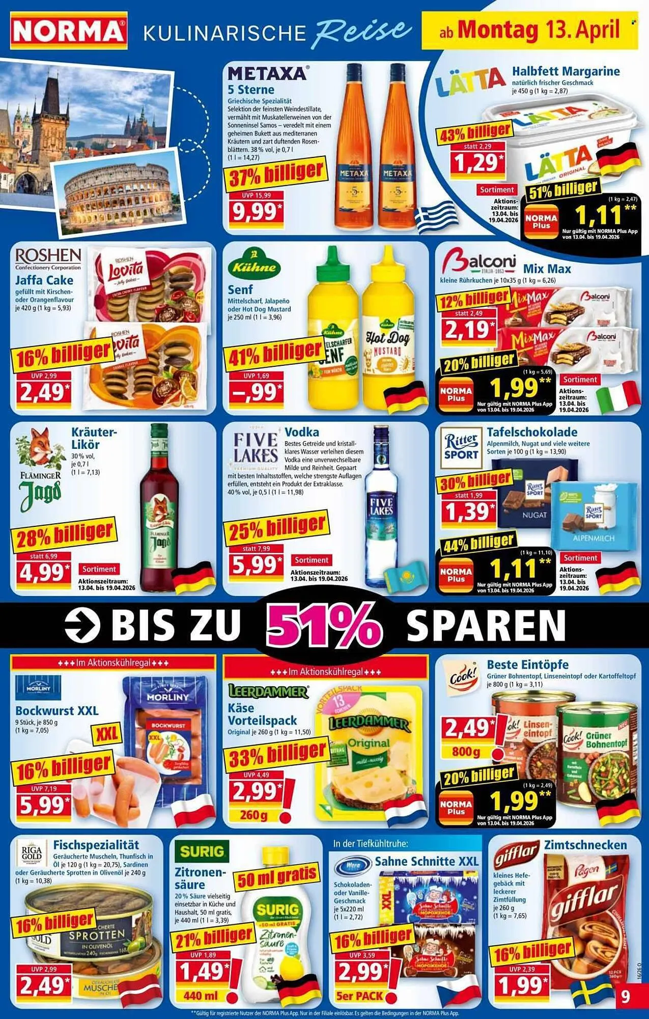 Norma Prospekt von 13. April bis 19. April 2026 - Prospekt seite 9