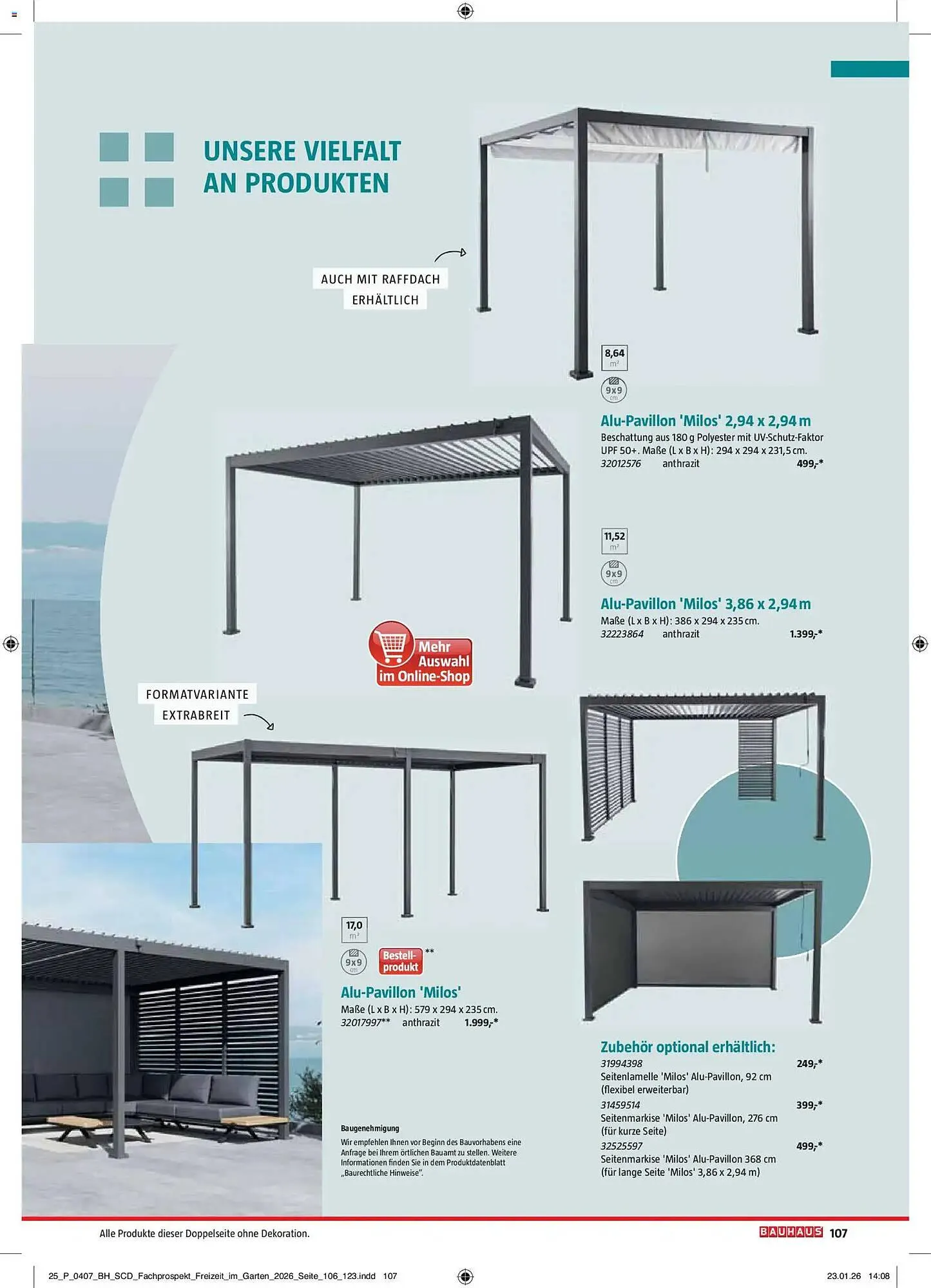 Bauhaus Prospekt von 2. März bis 30. Juni 2026 - Prospekt seite 107