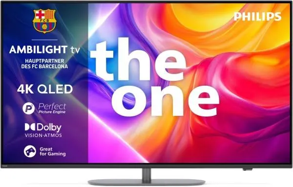 Philips 55PUS9060/12 The One 139 cm (55") QLED Ambilight TV grau