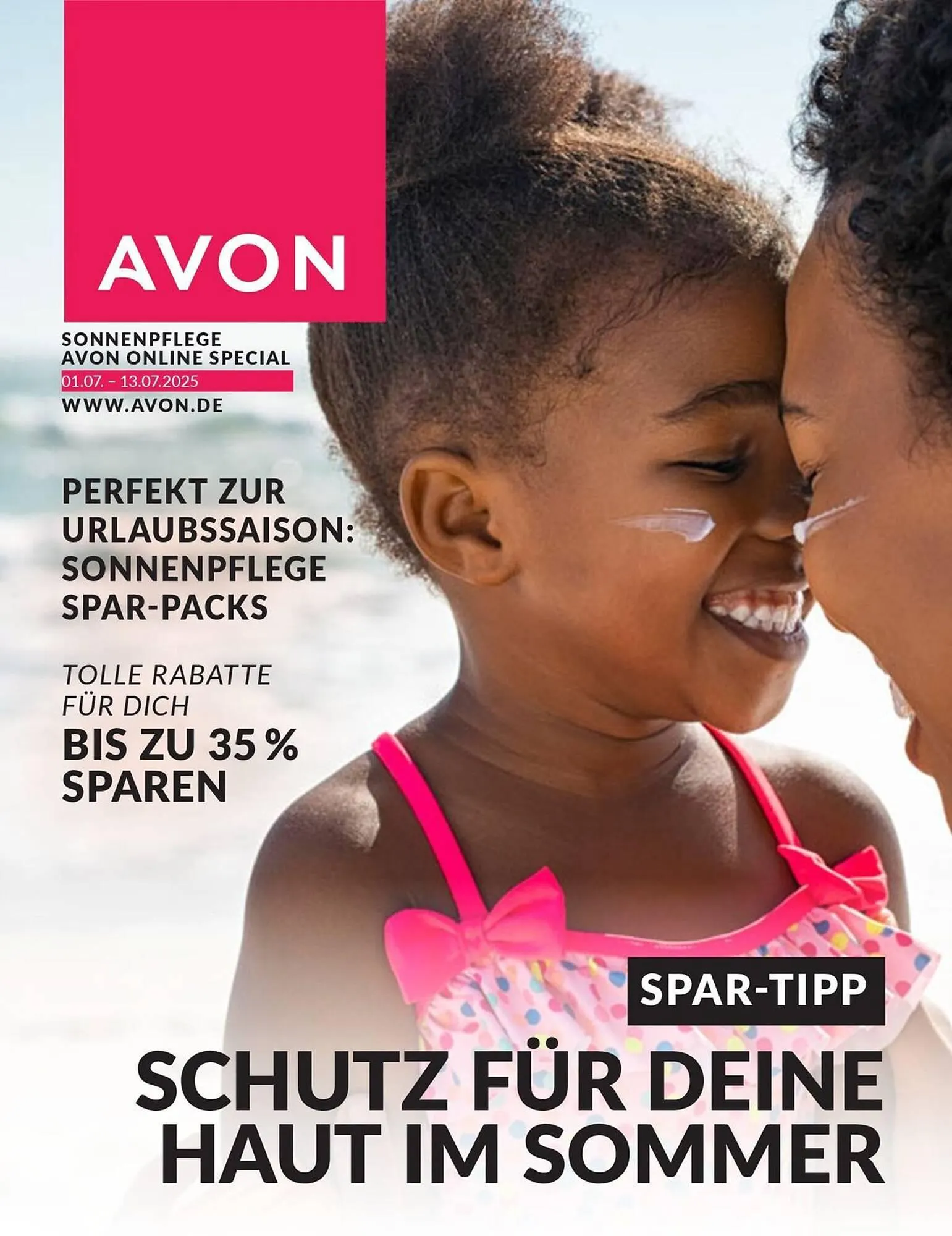 Avon Prospekt von 1. Juli bis 13. Juli 2025 - Prospekt seite 1