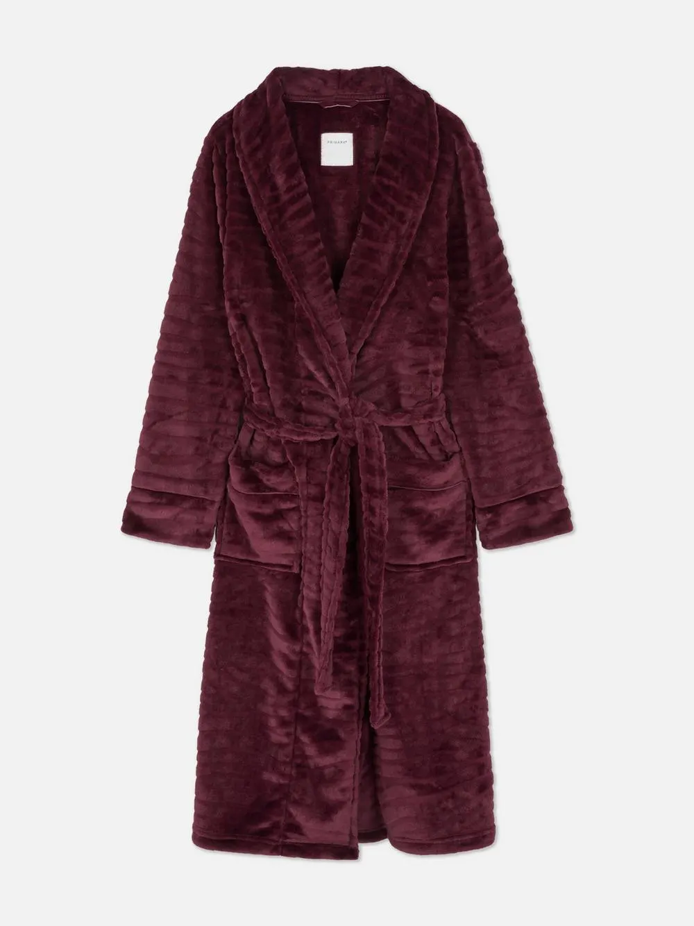 Bademantel aus Plüschstoff