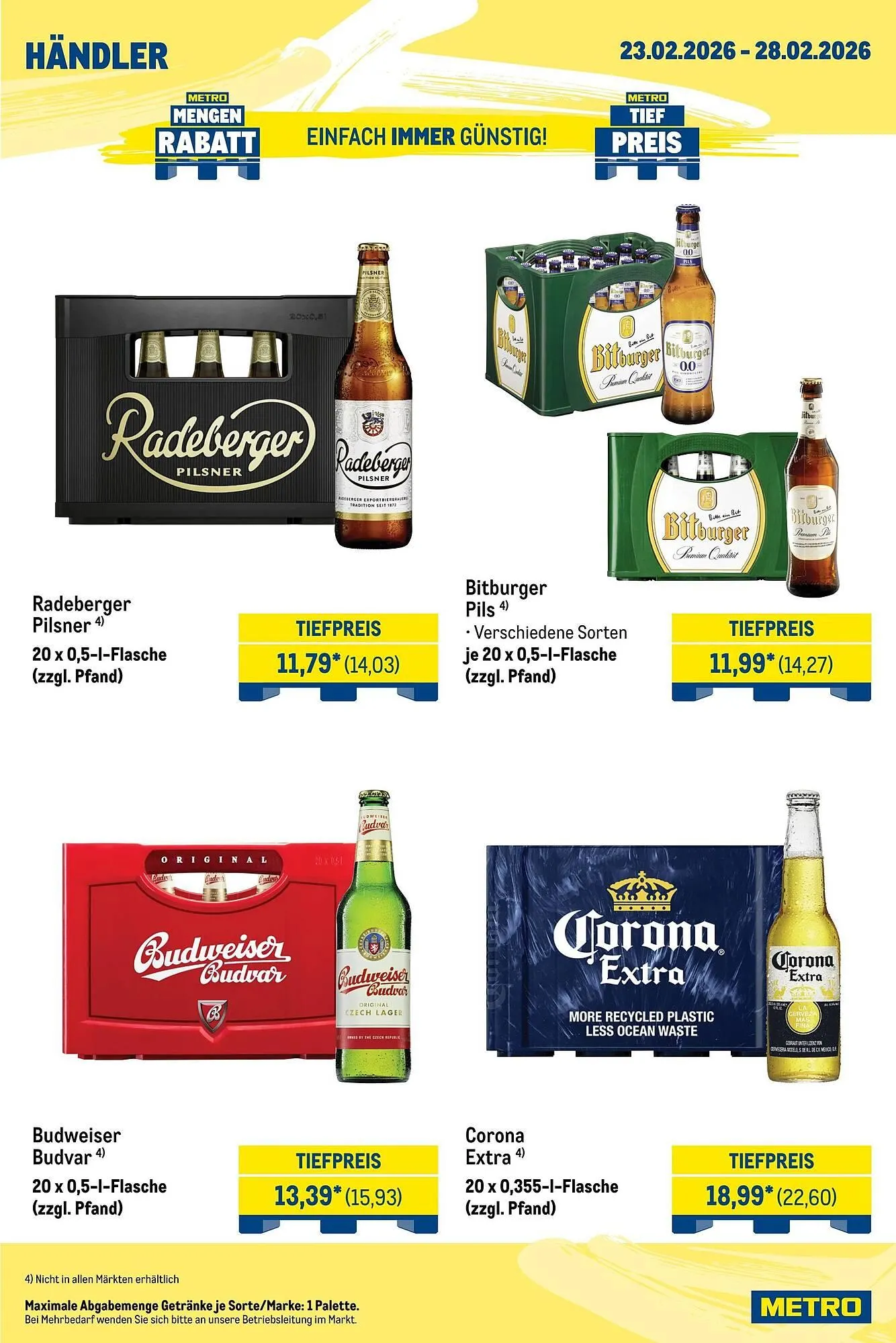 METRO Prospekt von 23. Februar bis 28. Februar 2026 - Prospekt seite 4