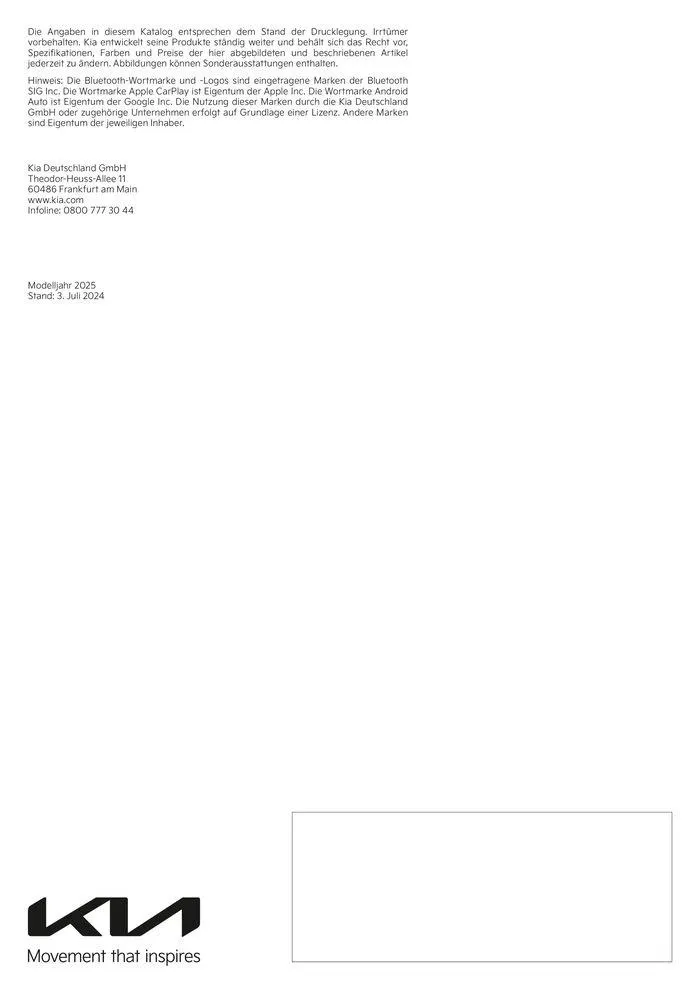 KIA Stonic von 3. September bis 3. September 2025 - Prospekt seite 14